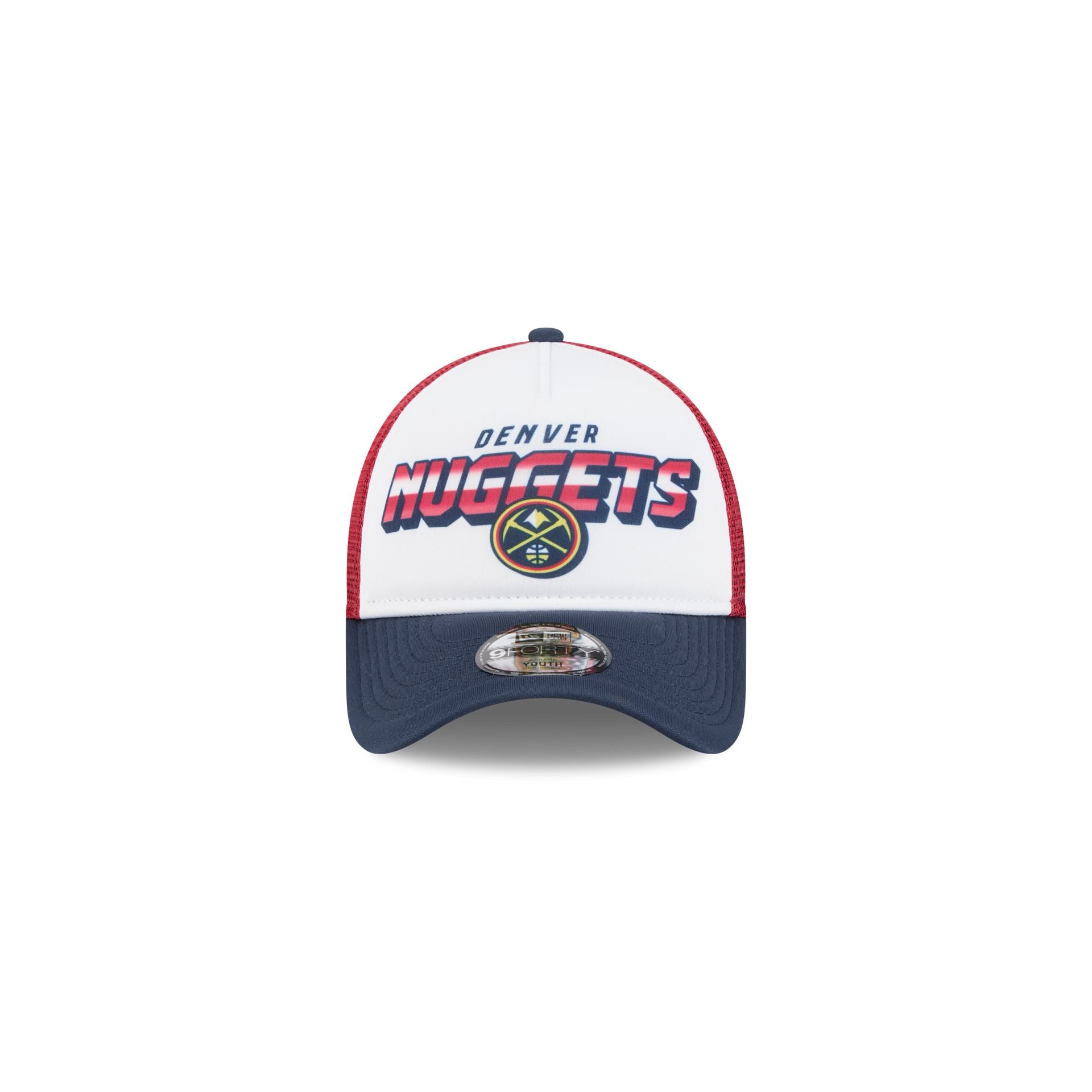 Denver Nuggets Shine Kids 9FORTY A-Frame Trucker Hat - Image 2