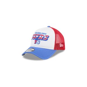 Philadelphia 76ers Shine Kids 9FORTY A-Frame Trucker Hat