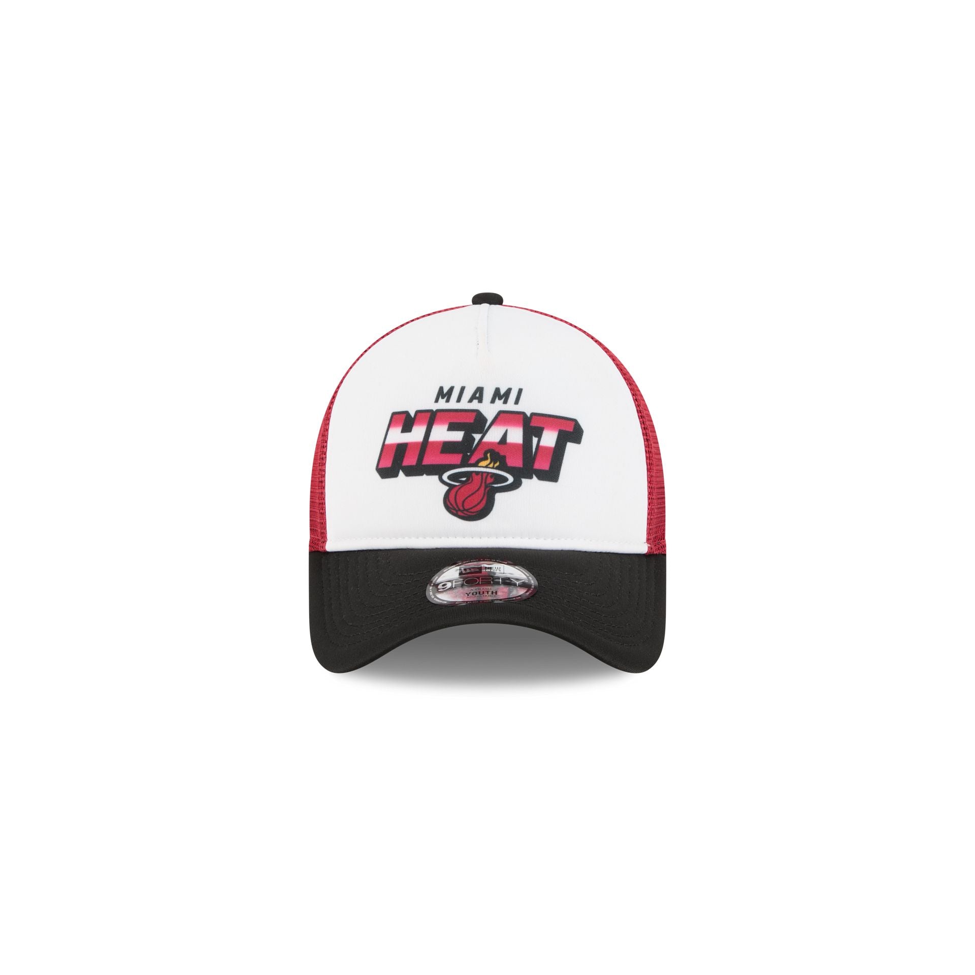Miami Heat Shine Kids 9FORTY A-Frame Trucker Hat - Image 2