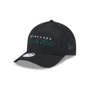 Milwaukee Bucks Metallic Women's 9FORTY M-Crown A-Frame Snapback Hat