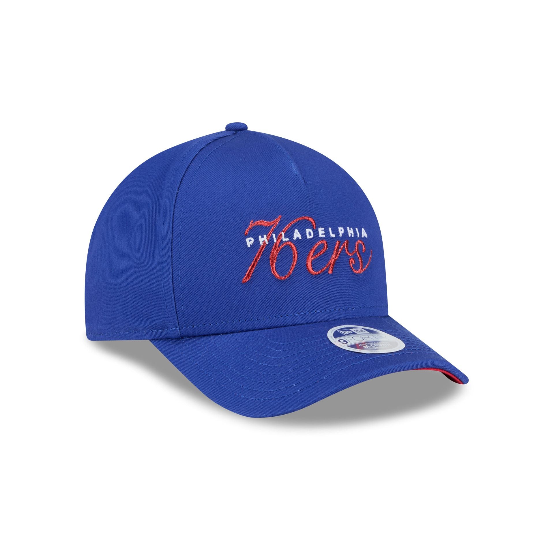 Philadelphia 76ers Metallic Women's 9FORTY M-Crown A-Frame Snapback Hat - Image 3