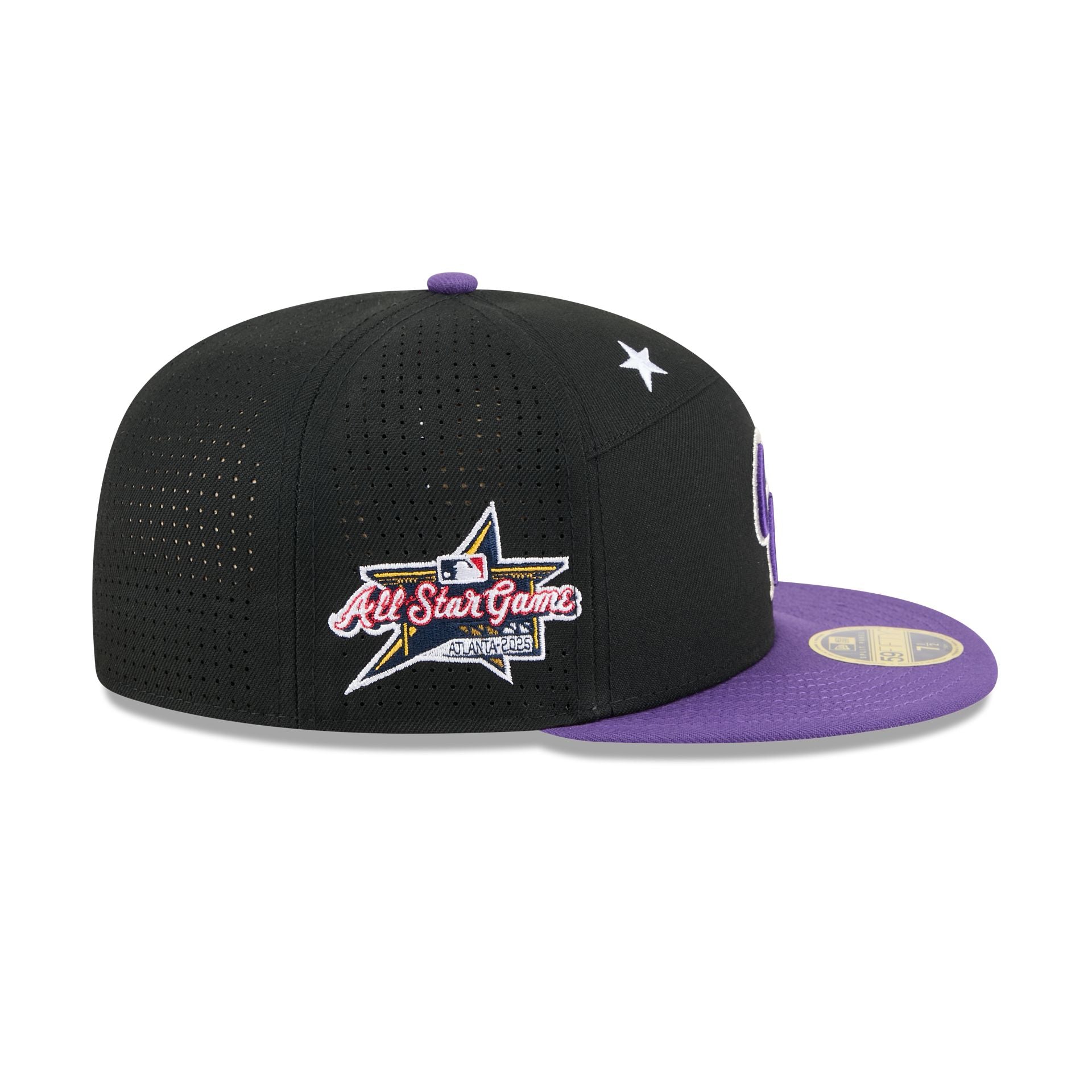 Colorado Rockies 2025 All-Star Game Split Panel 59FIFTY Fitted Hat - Image 4