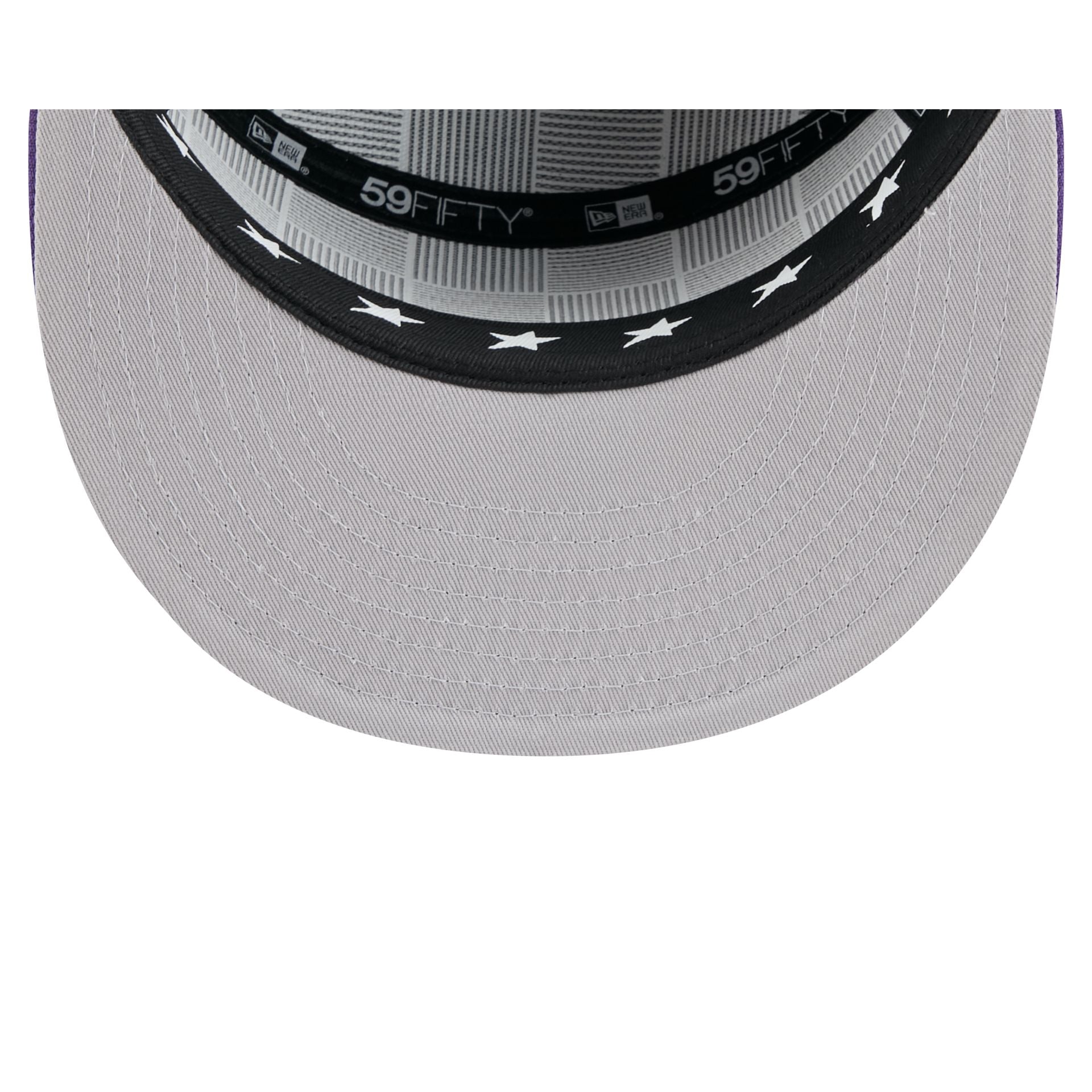 Colorado Rockies 2025 All-Star Game Split Panel 59FIFTY Fitted Hat - Image 7