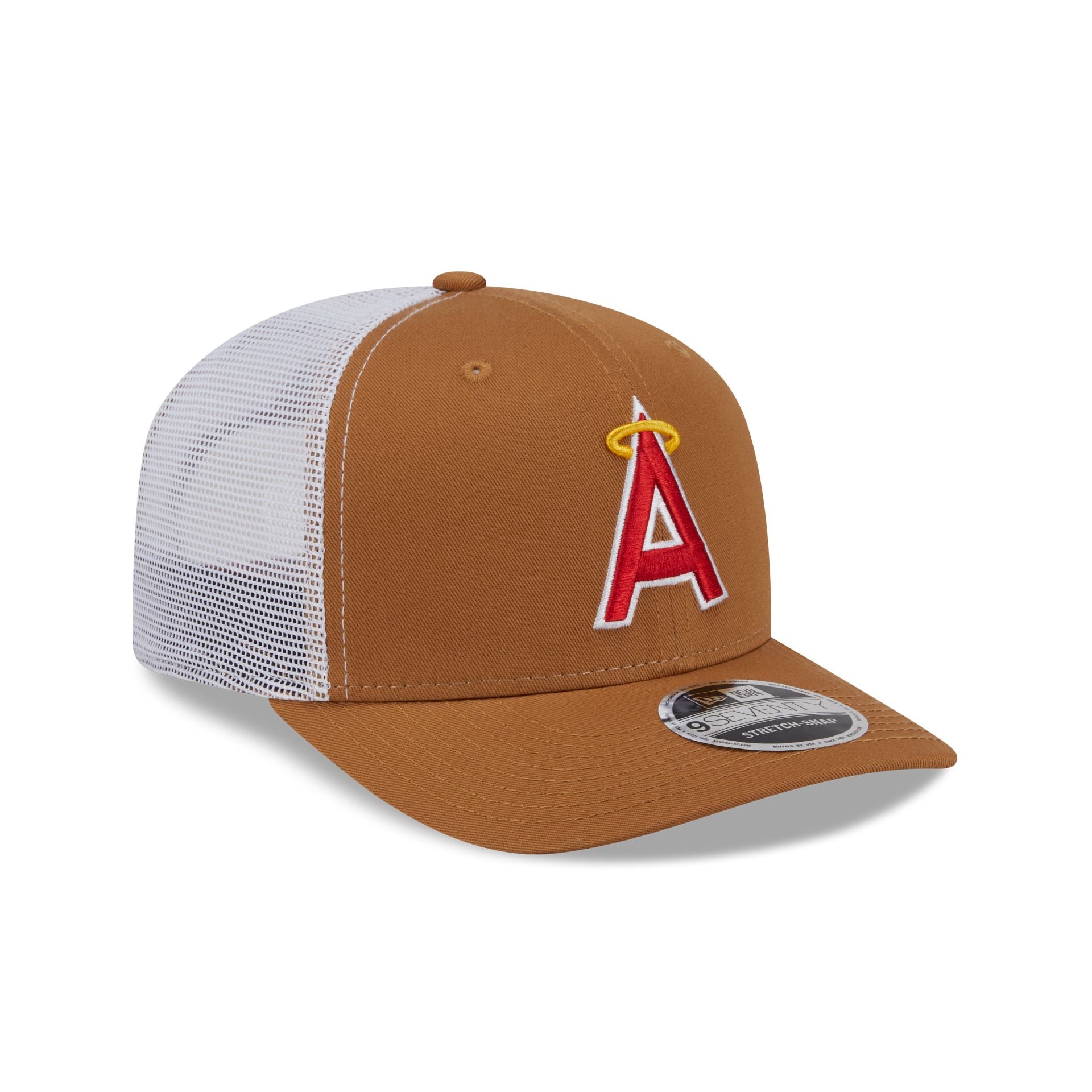 Los Angeles Angels Bronze 9SEVENTY Trucker Hat - Image 3