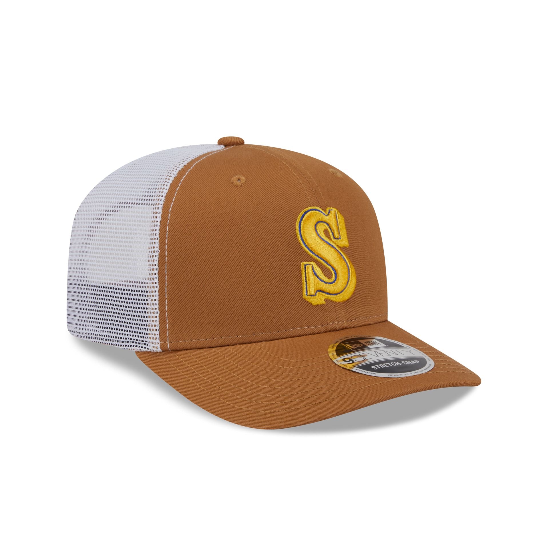 Seattle Mariners Bronze 9SEVENTY Trucker Hat - Image 3