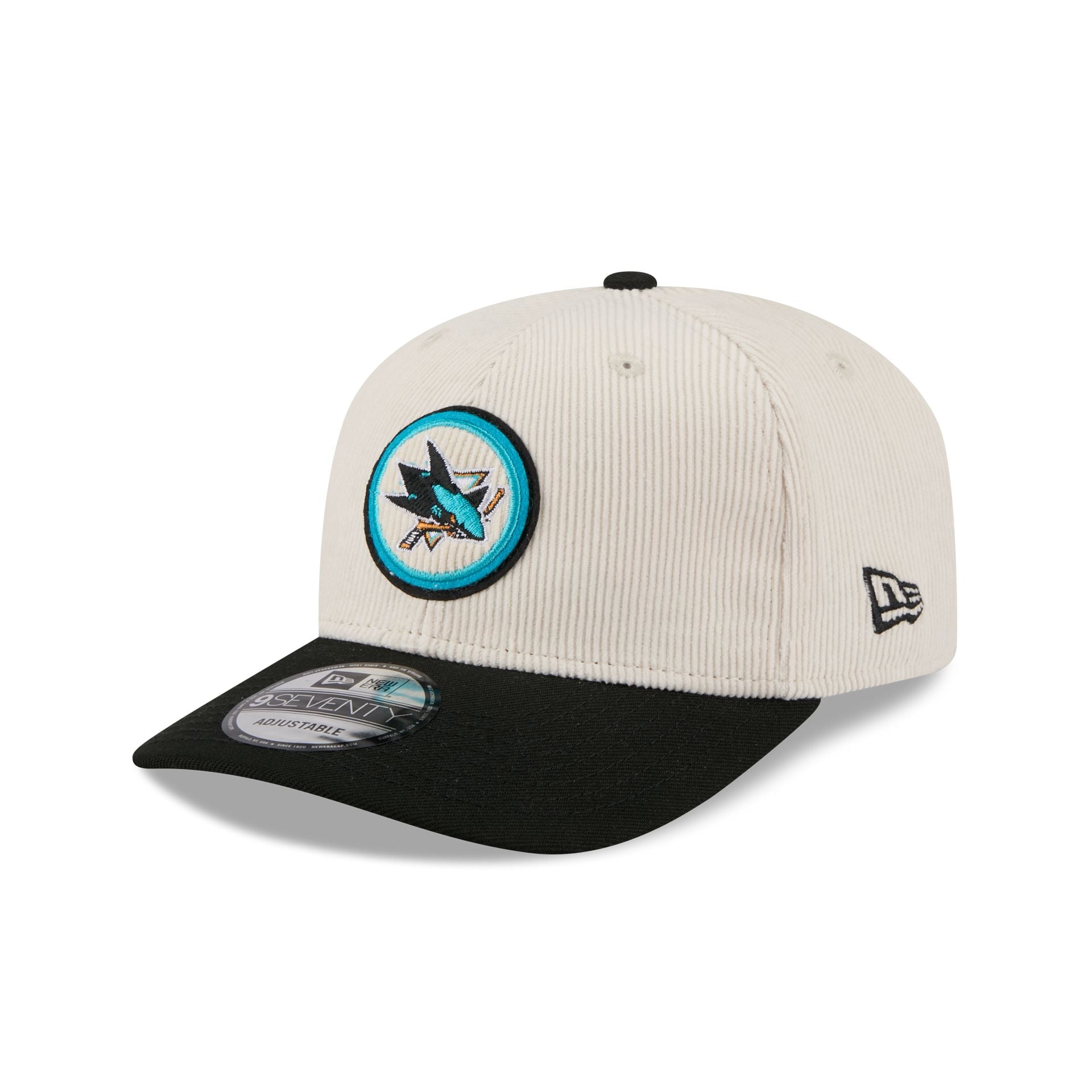San Jose Sharks Loyal Corduroy 9SEVENTY Stretch-Snap Hat - Image 3