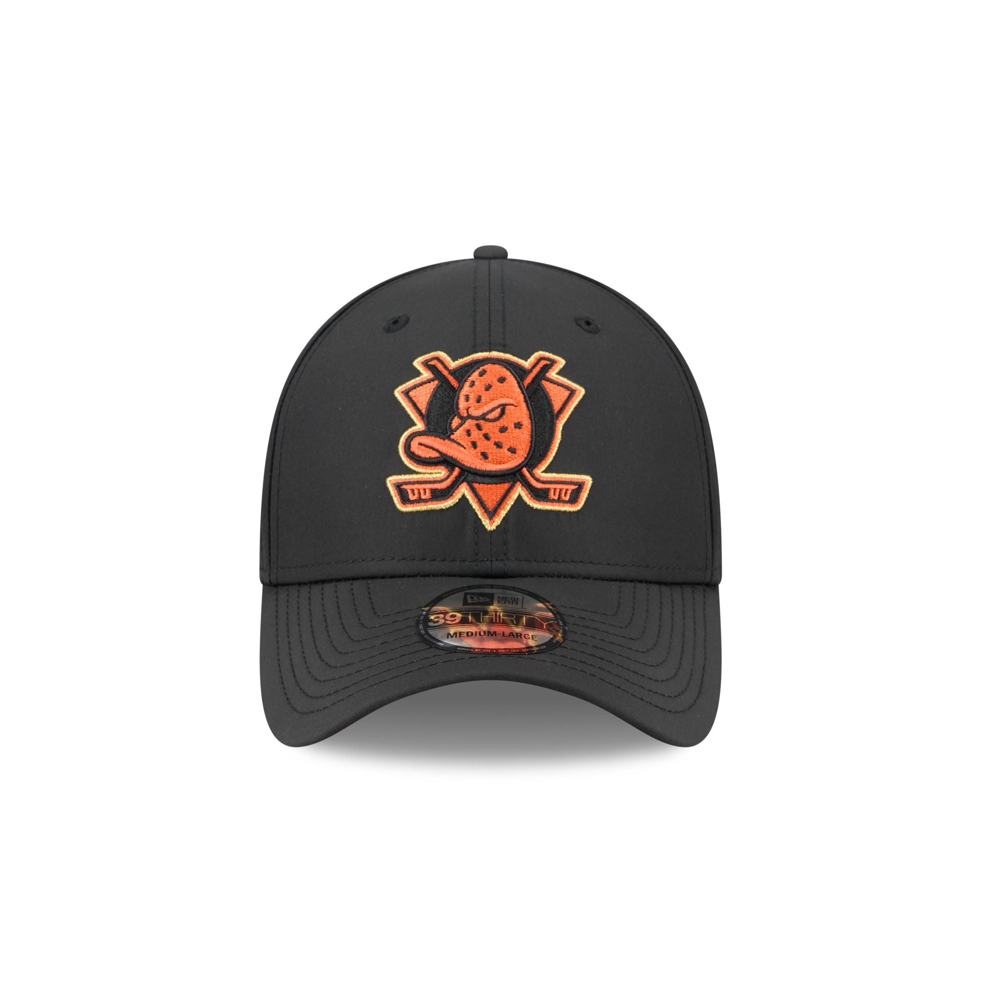 Anaheim Ducks Night 39THIRTY Stretch Fit Hat - Image 2