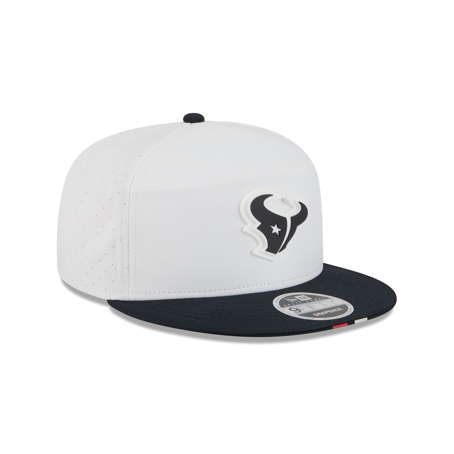 Houston Texans 2025 Training Split Panel 9FIFTY Snapback Hat - Image 3