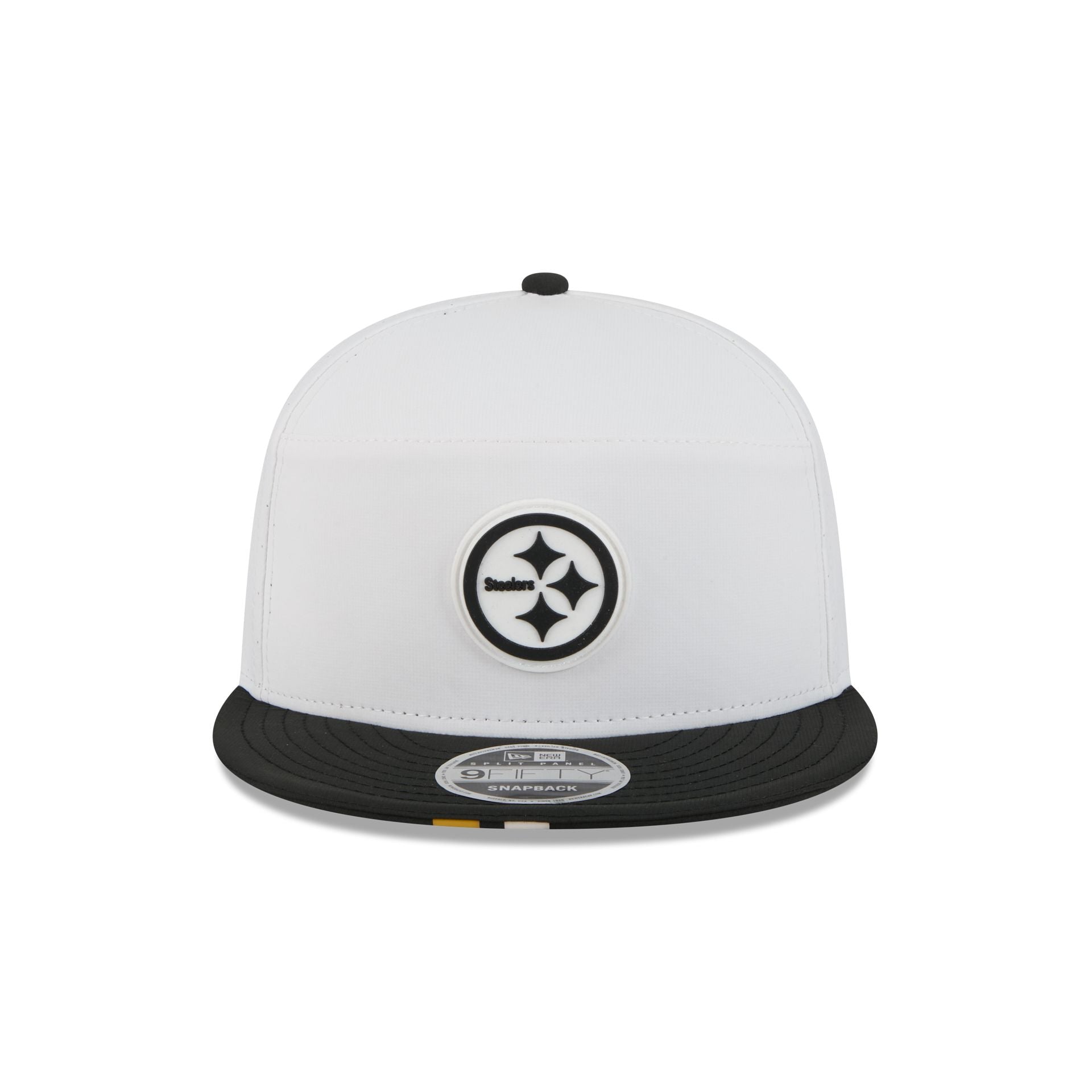 Pittsburgh Steelers 2025 Training Split Panel 9FIFTY Snapback Hat - Image 2