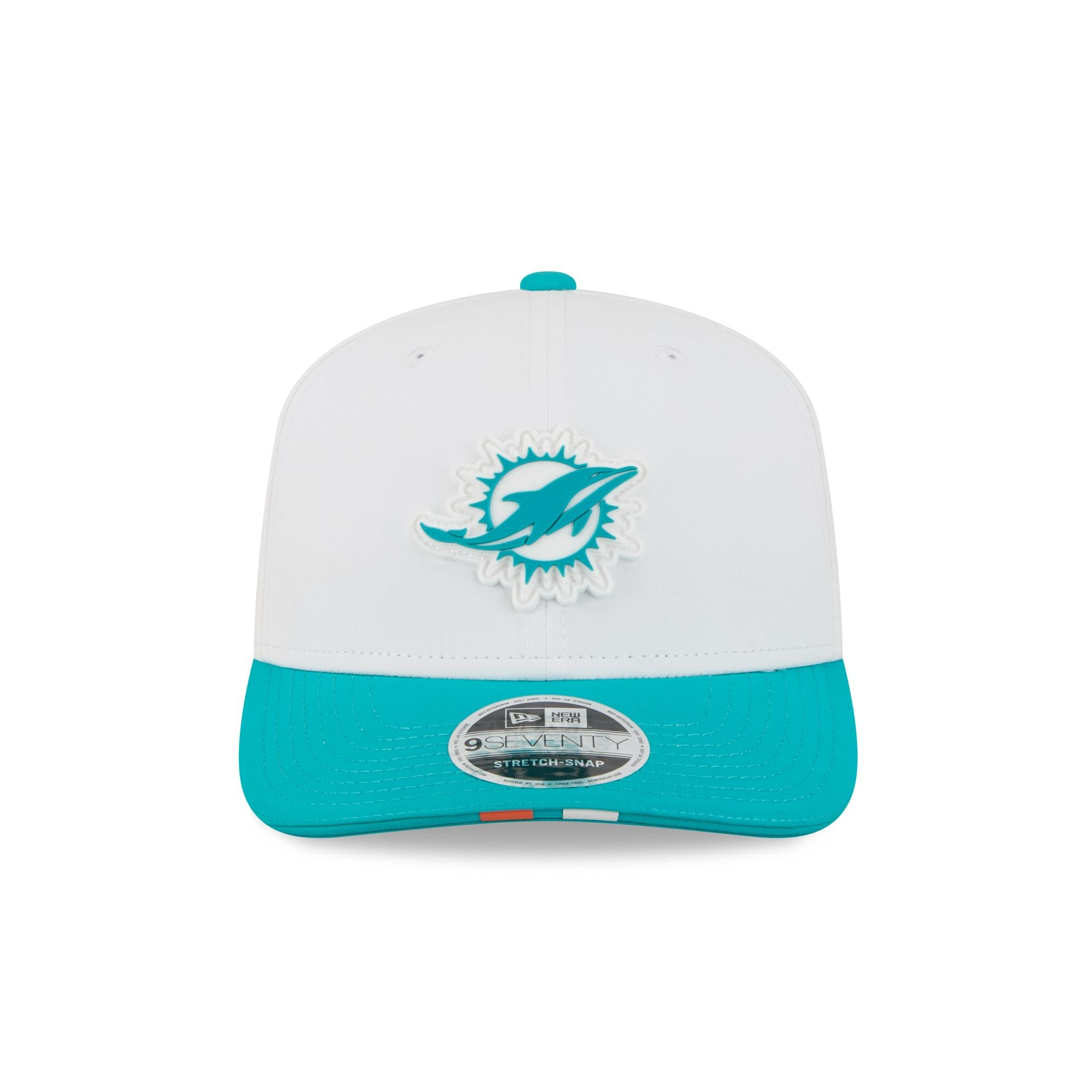 Miami Dolphins 2025 Training 9SEVENTY Stretch-Snap Hat - Image 2