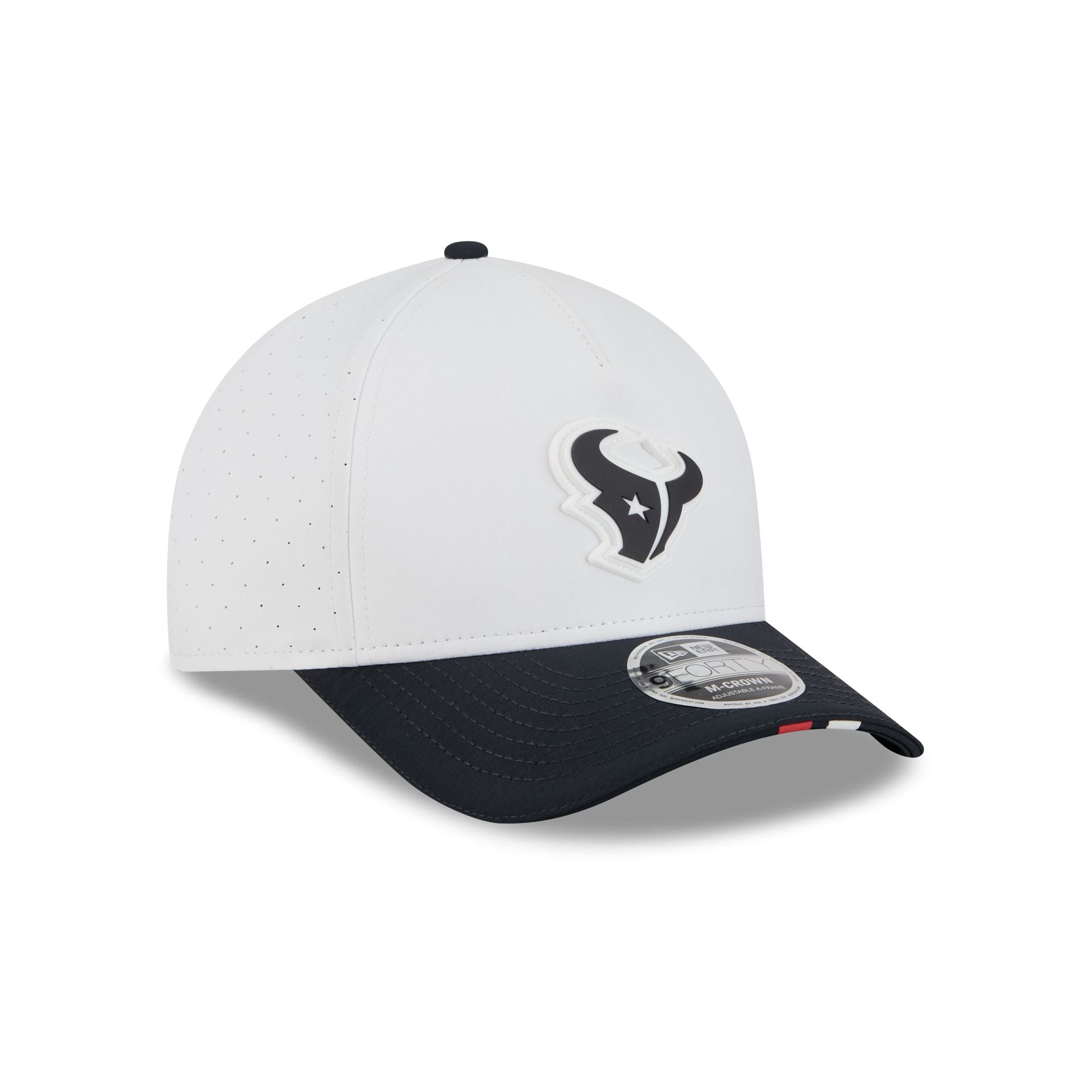 Houston Texans 2025 Training 9FORTY M-Crown A-Frame Snapback Hat - Image 3
