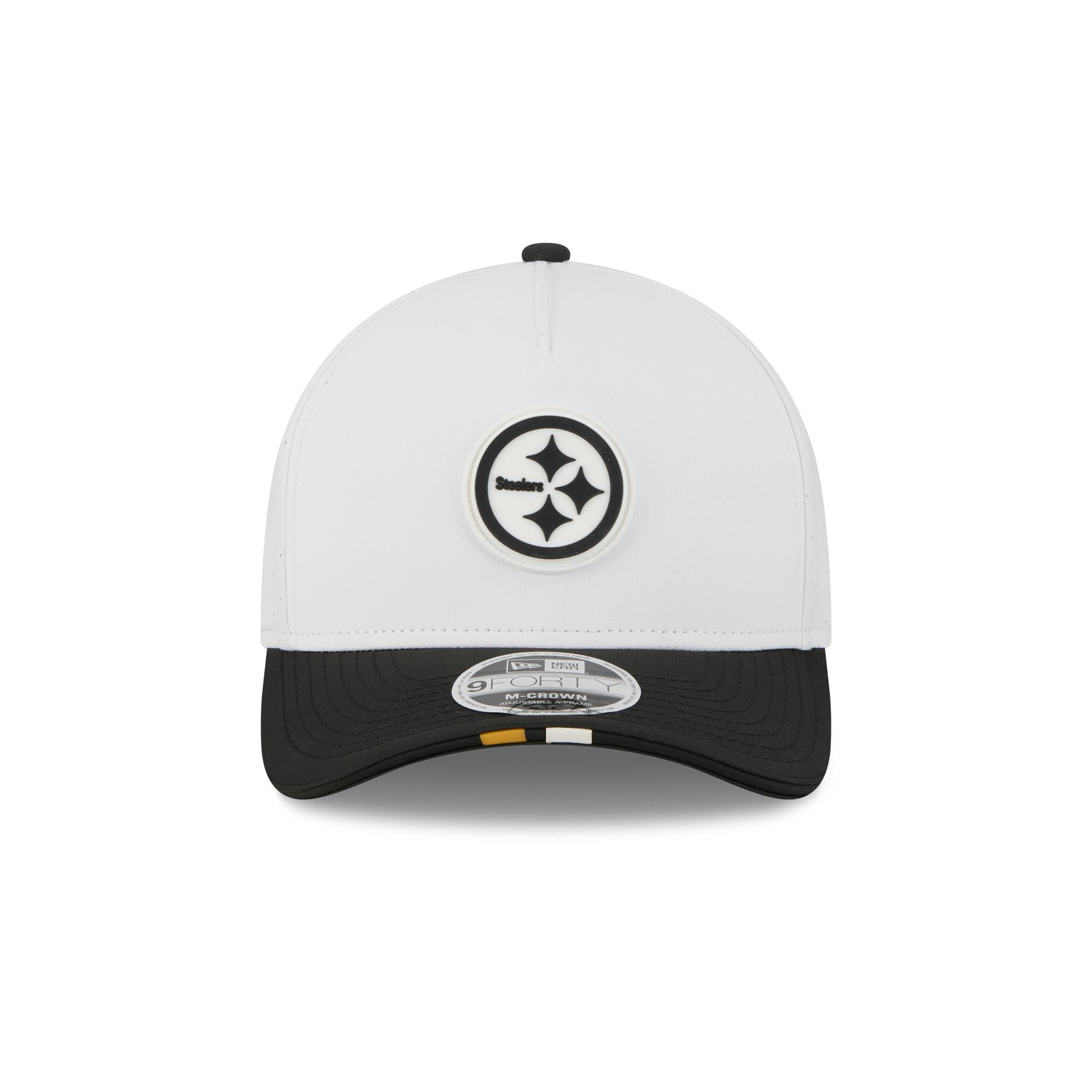 Pittsburgh Steelers 2025 Training 9FORTY M-Crown A-Frame Snapback Hat - Image 2