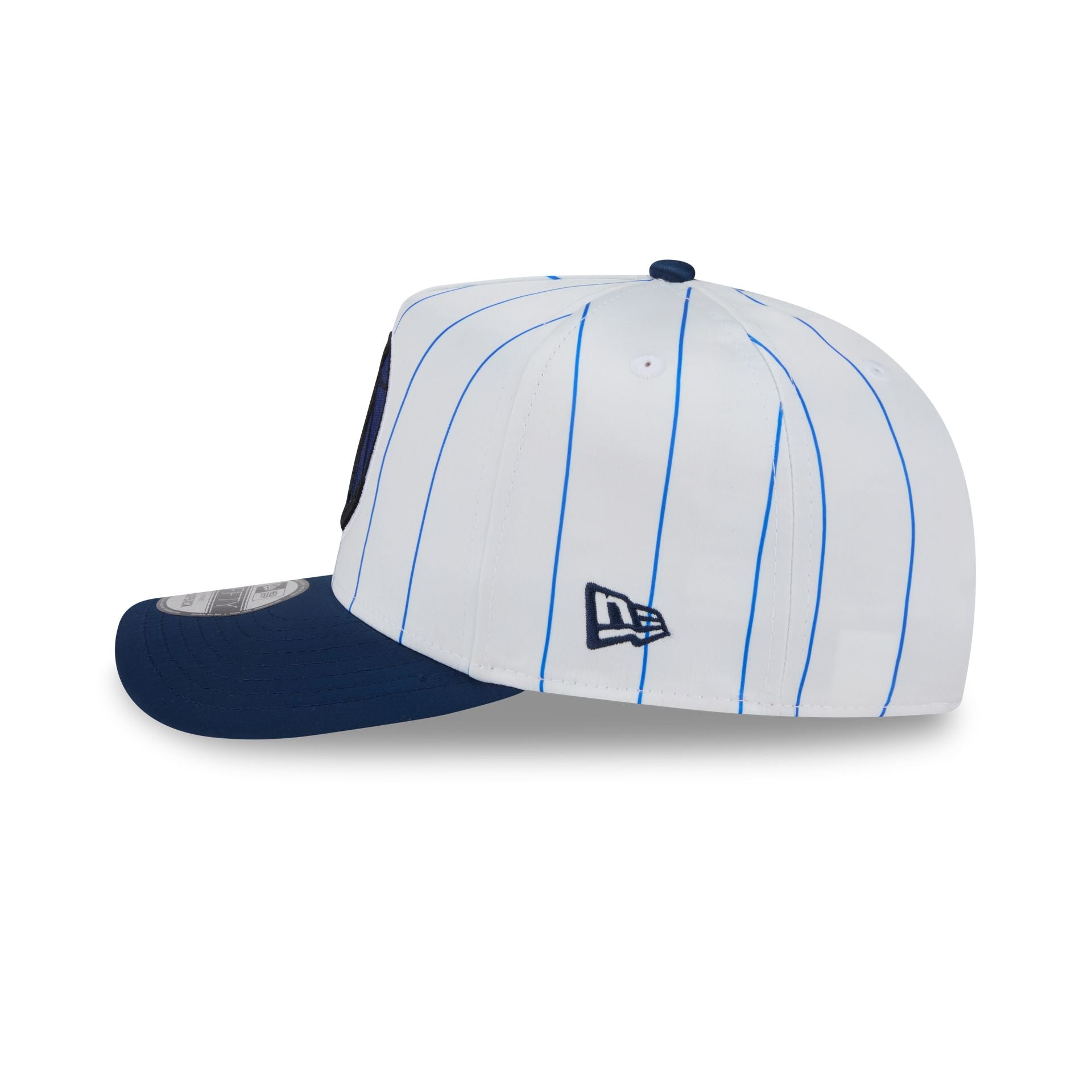 Dallas Mavericks Satin Pinstripe 9FIFTY A-Frame Snapback Hat - Image 7
