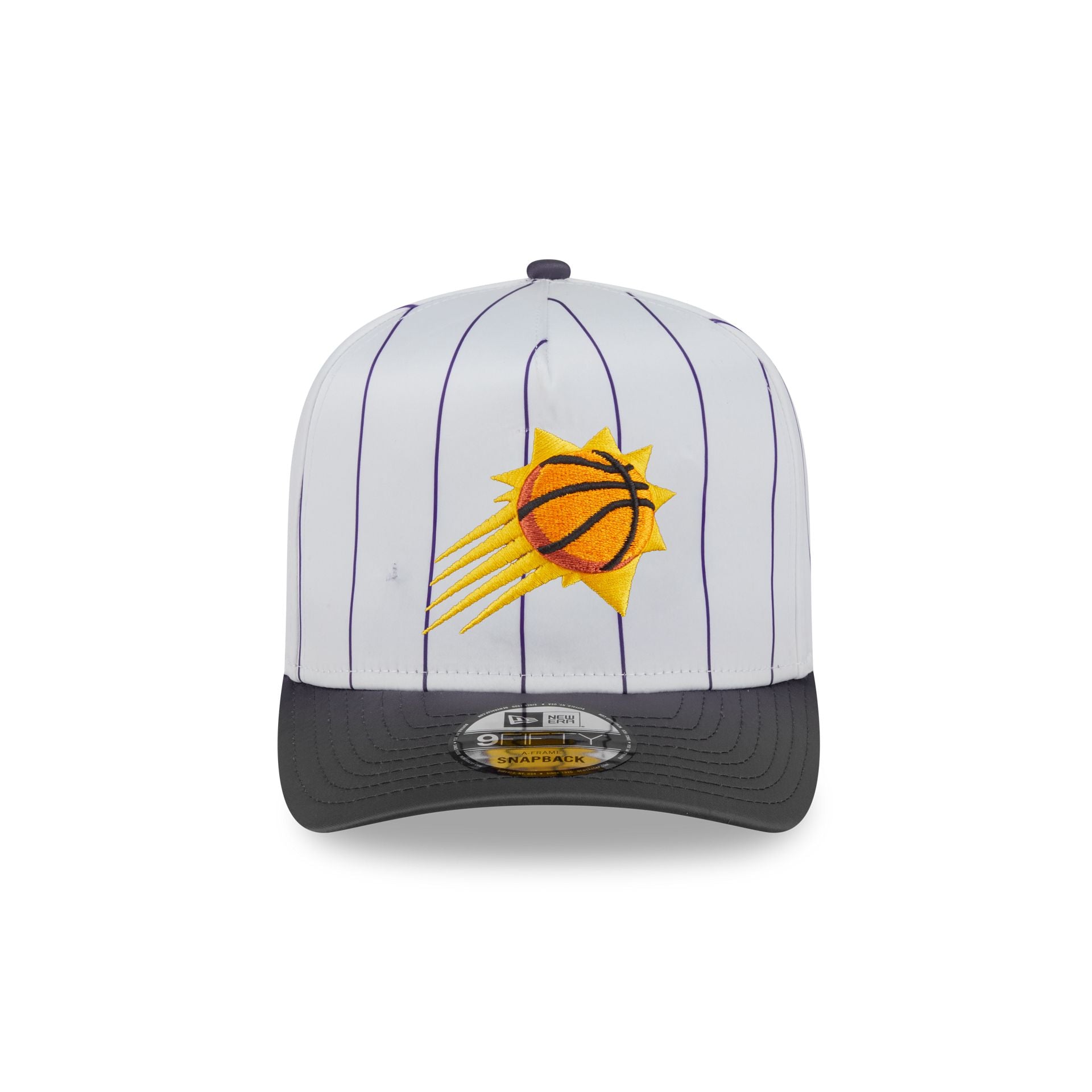 Phoenix Suns Satin Pinstripe 9FIFTY A-Frame Snapback Hat - Image 2