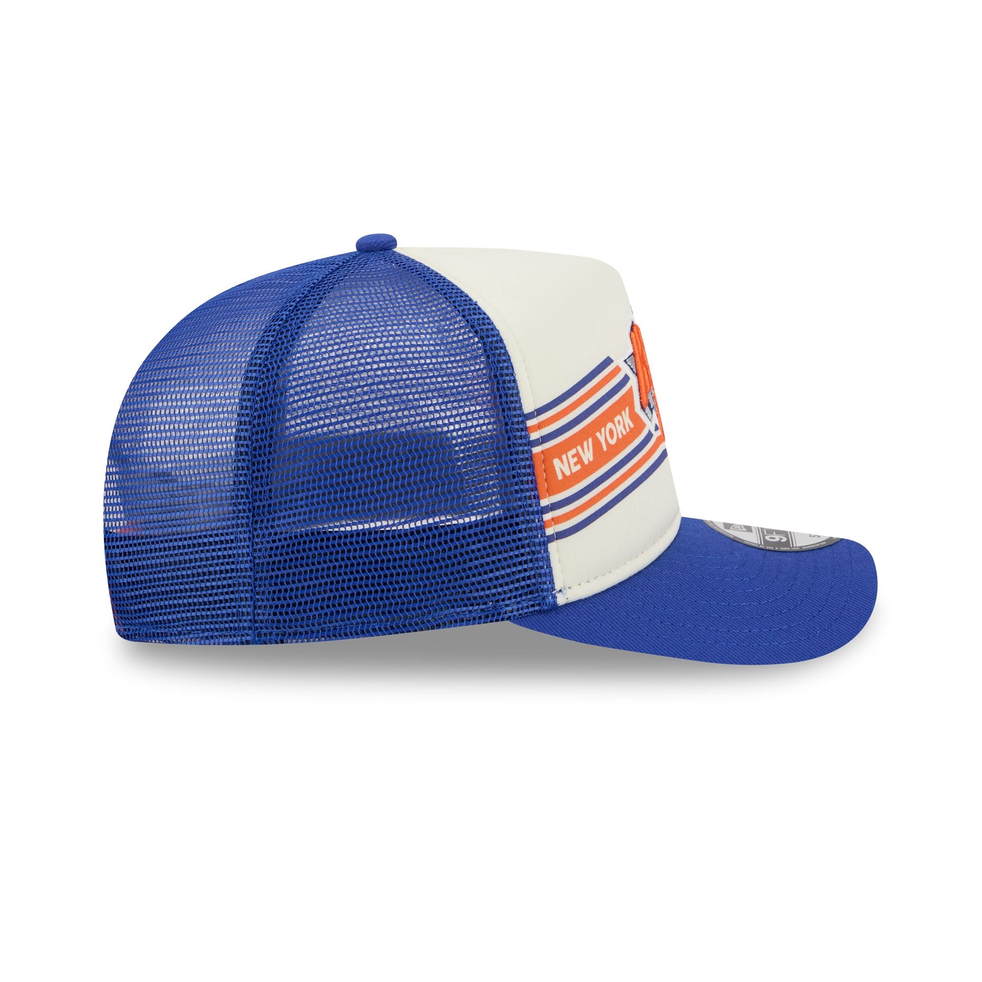New York Knicks Banner 9FIFTY A-Frame Trucker Hat - Image 5