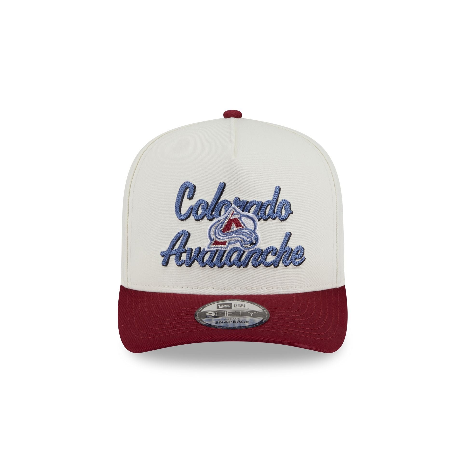 Colorado Avalanche Chainstitch 9FIFTY A-Frame Snapback Hat - Image 2