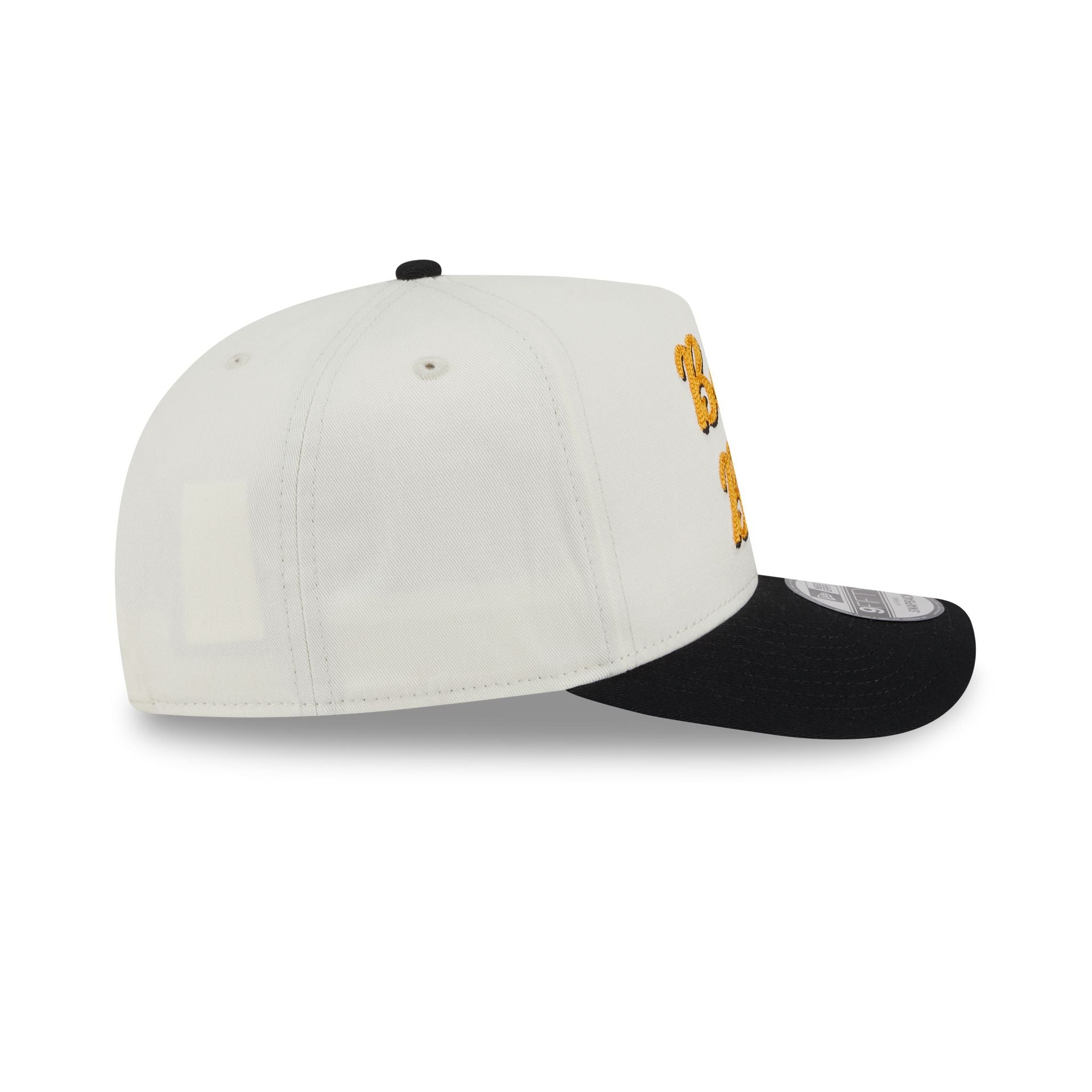 Boston Bruins Chainstitch 9FIFTY A-Frame Snapback Hat - Image 5
