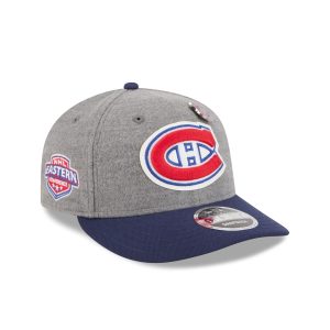 Montreal Canadiens Heather Gray Wool Low Profile 9FIFTY Snapback Hat