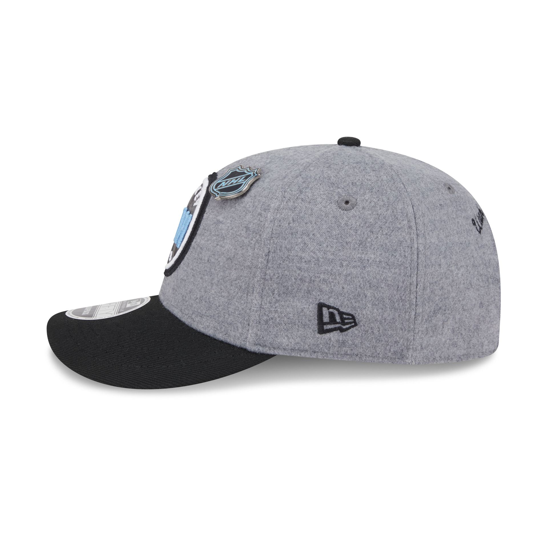 Utah Mammoth Heather Gray Wool Low Profile 9FIFTY Snapback Hat - Image 5