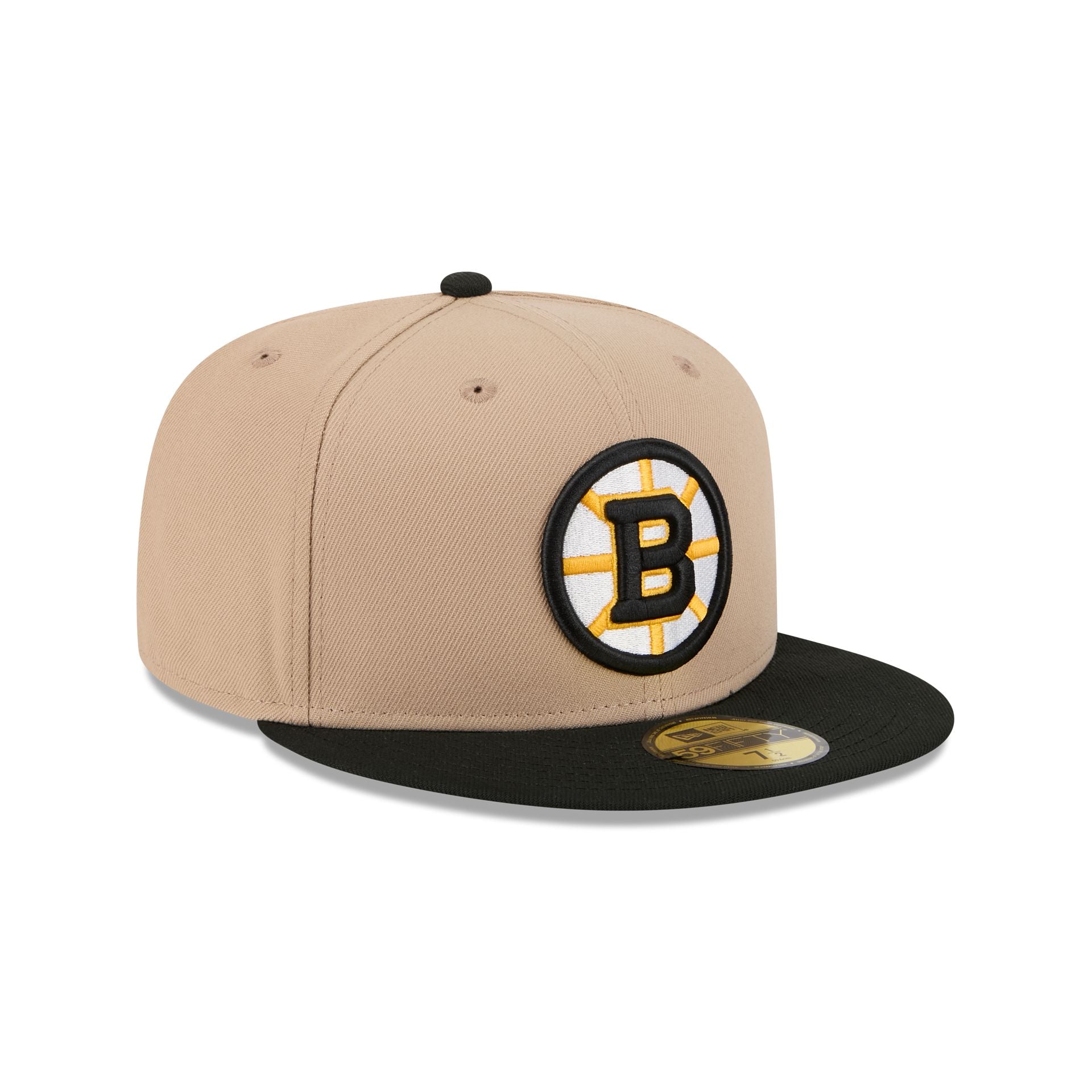 Boston Bruins Camel 59FIFTY Fitted Hat - Image 3