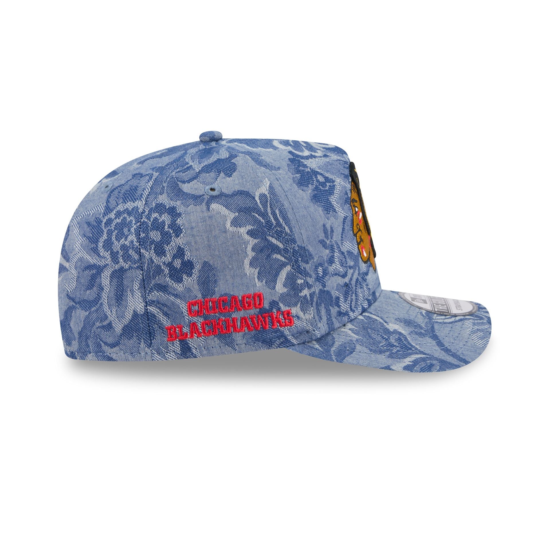 Chicago Blackhawks Denim Jacquard Golfer Hat - Image 4