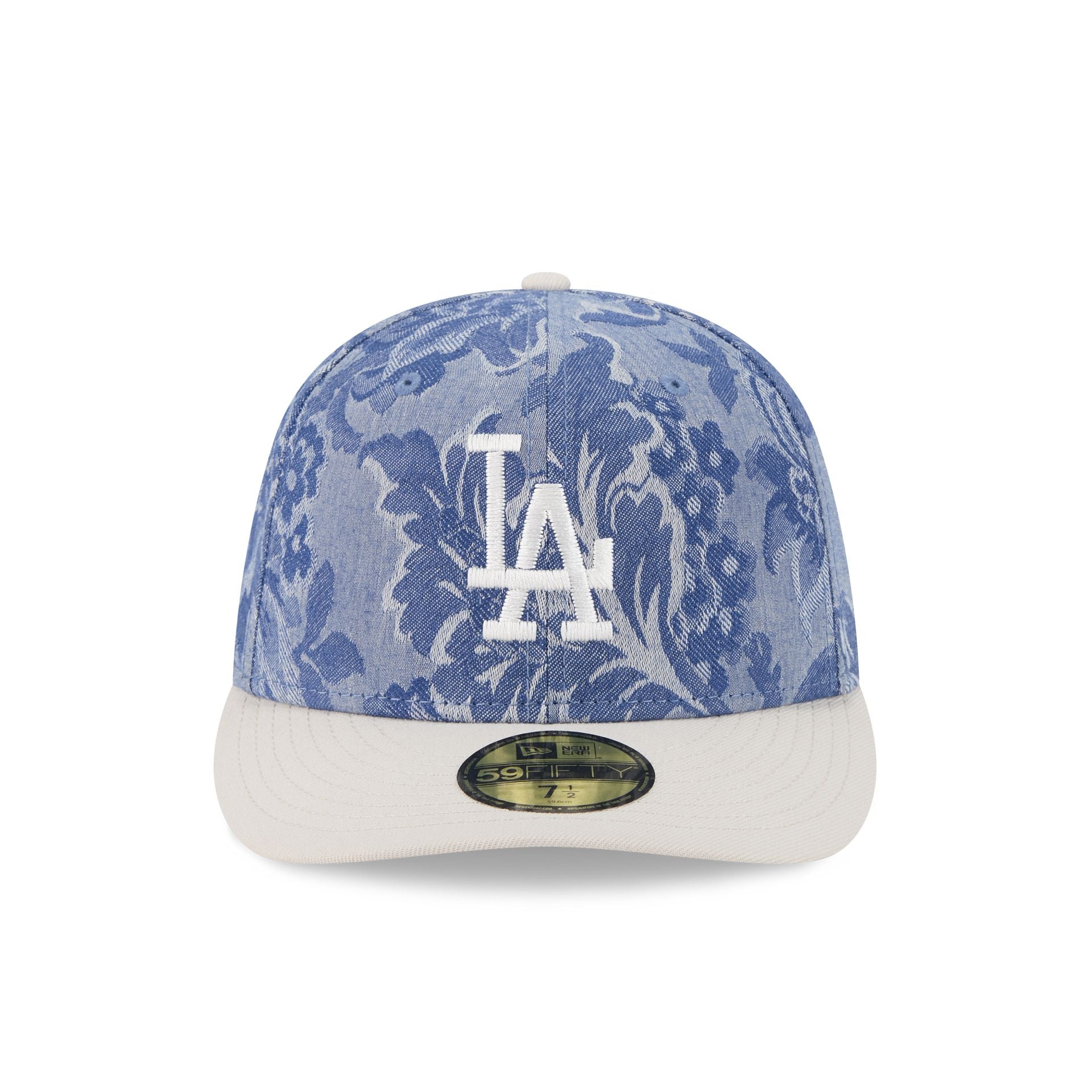 Los Angeles Dodgers Two-Tone Denim 59FIFTY Fitted Hat - Image 2