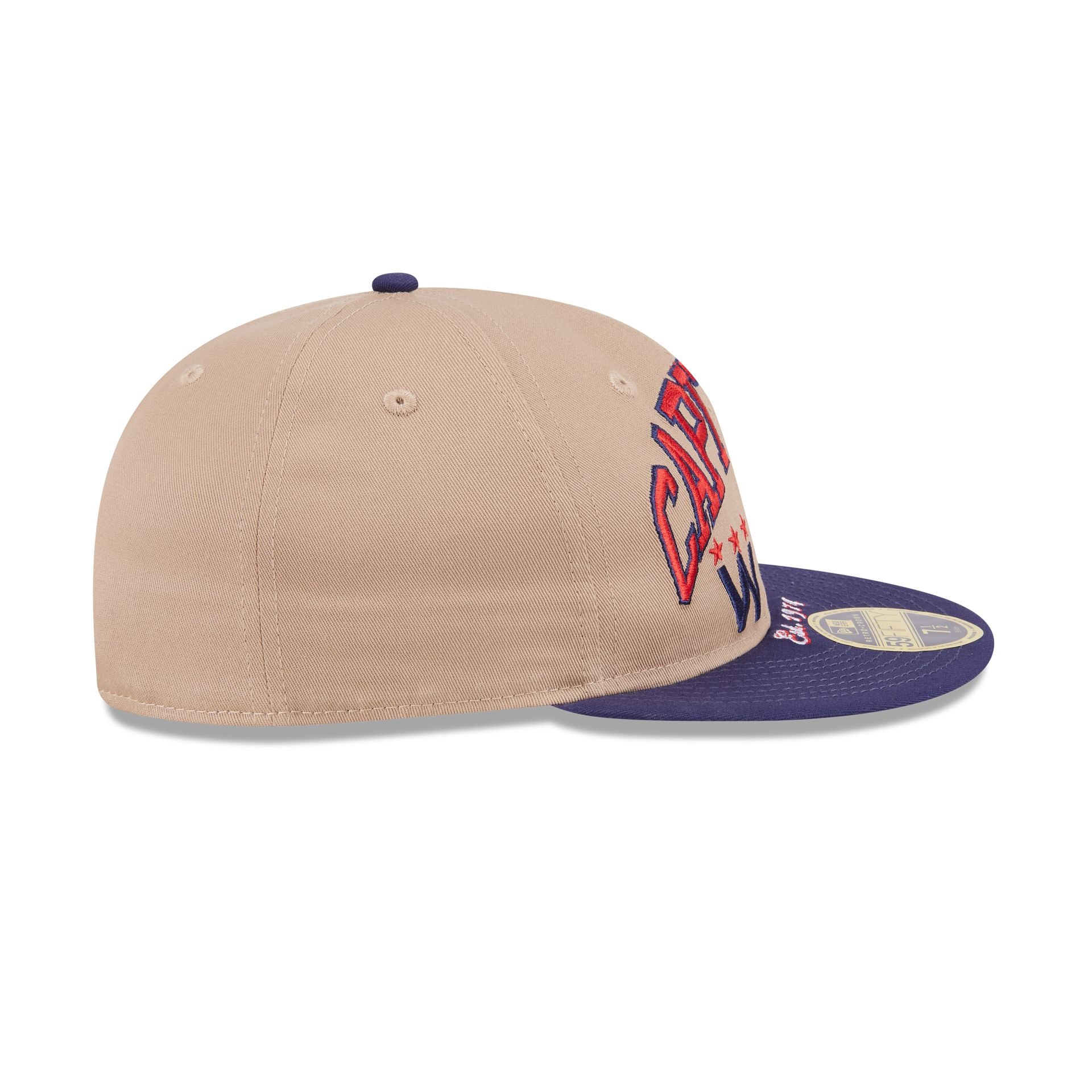Washington Capitals Camel Retro Crown 59FIFTY Fitted Hat - Image 5