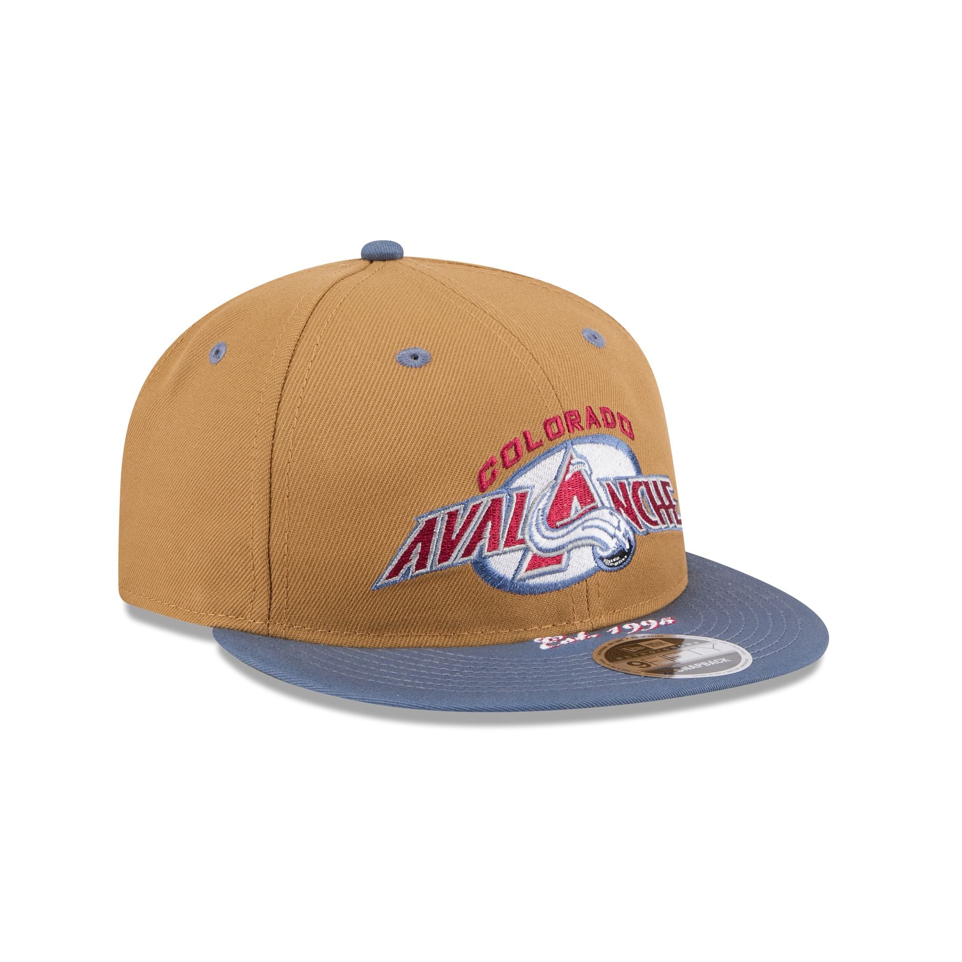 Colorado Avalanche Wheat Retro Crown 9FIFTY Snapback Hat - Image 3