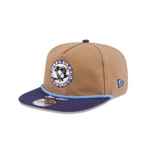 Pittsburgh Penguins Khaki Rope Golfer Hat