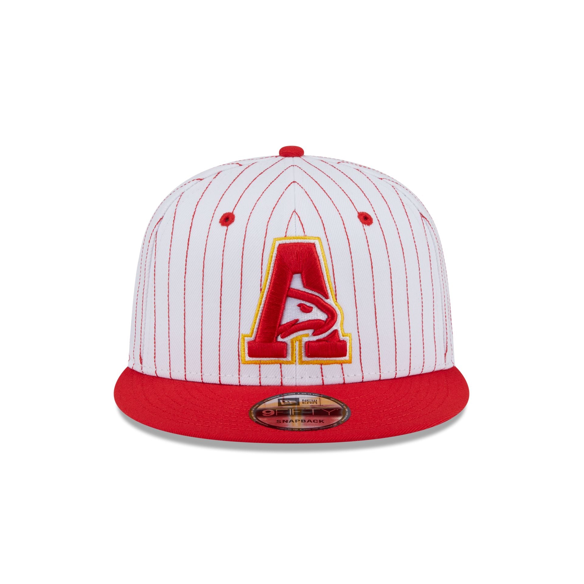 Atlanta Hawks Deceptor Pinstripe 9FIFTY Snapback Hat - Image 2