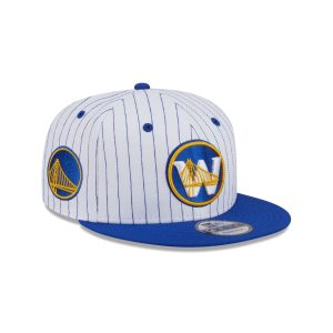 Golden State Warriors Deceptor Pinstripe 9FIFTY Snapback Hat