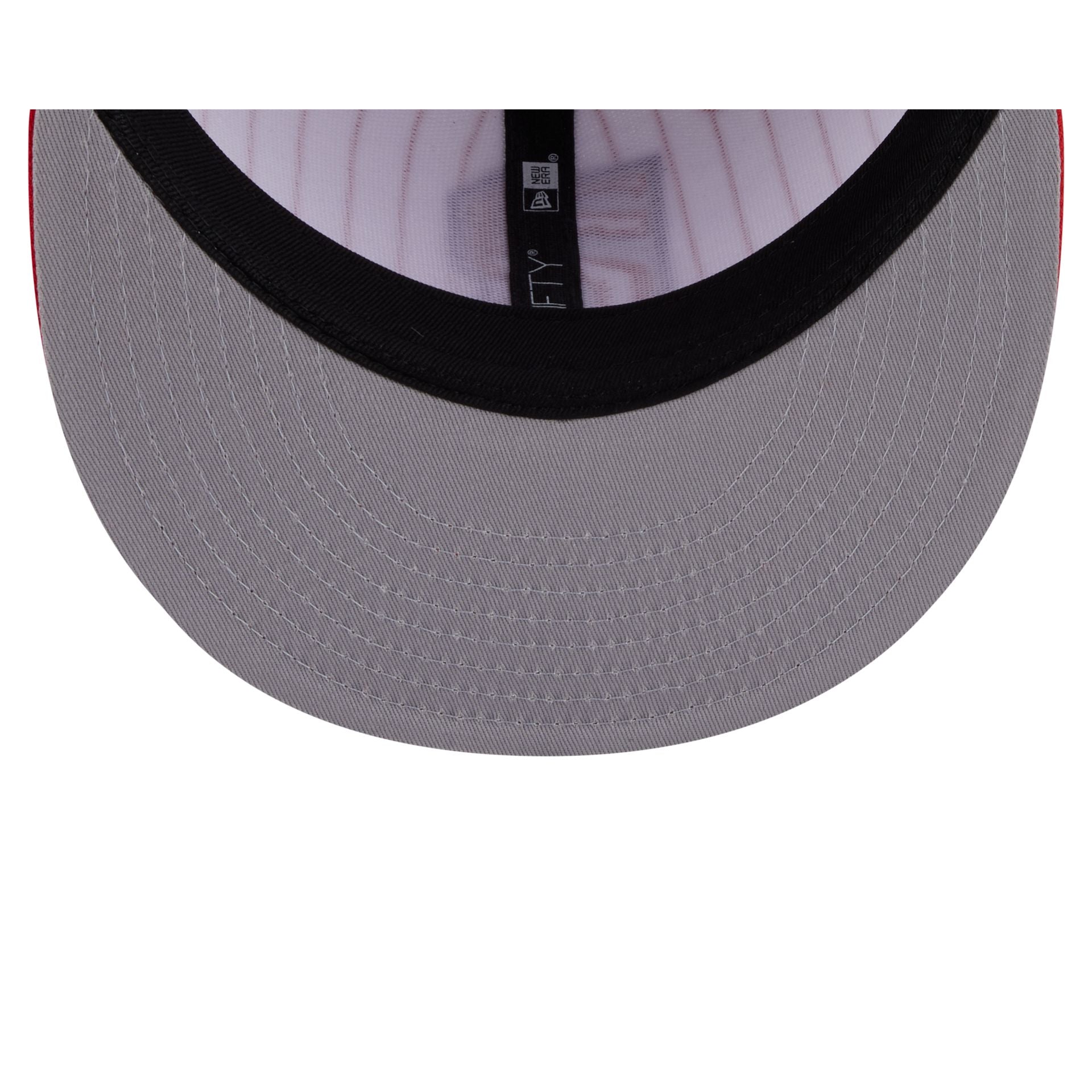 Toronto Raptors Deceptor Pinstripe 9FIFTY Snapback Hat - Image 7