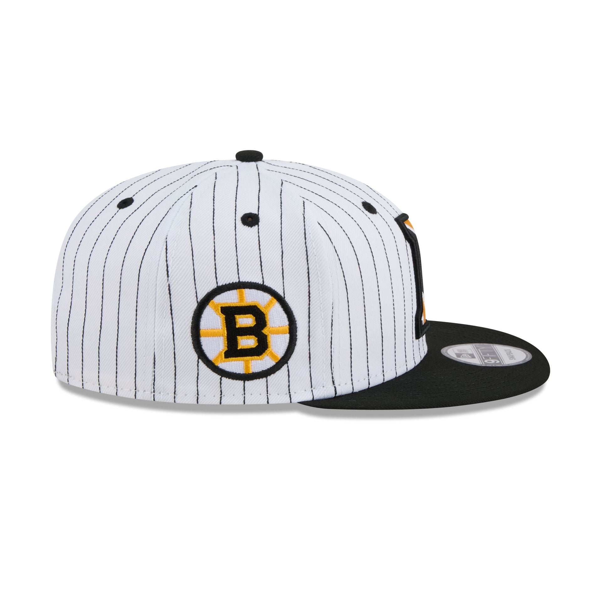 Boston Bruins Deceptor Pinstripe 9FIFTY Snapback Hat - Image 4