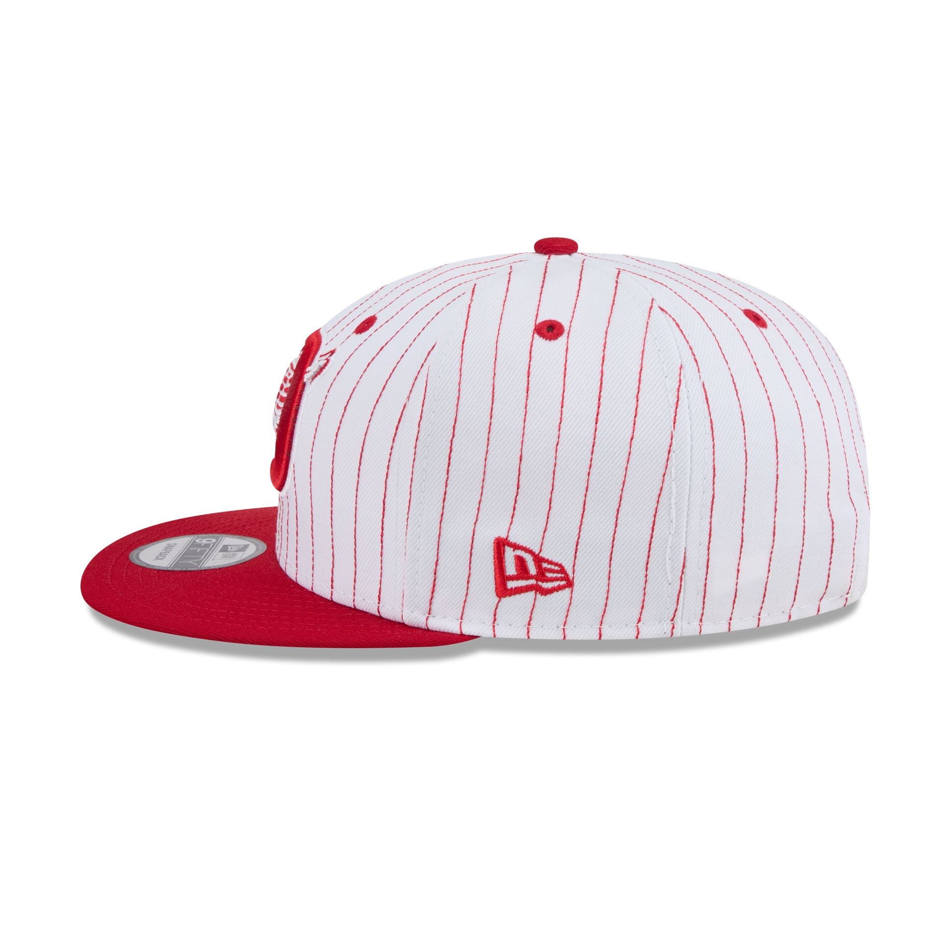 Detroit Red Wings Deceptor Pinstripe 9FIFTY Snapback Hat - Image 5