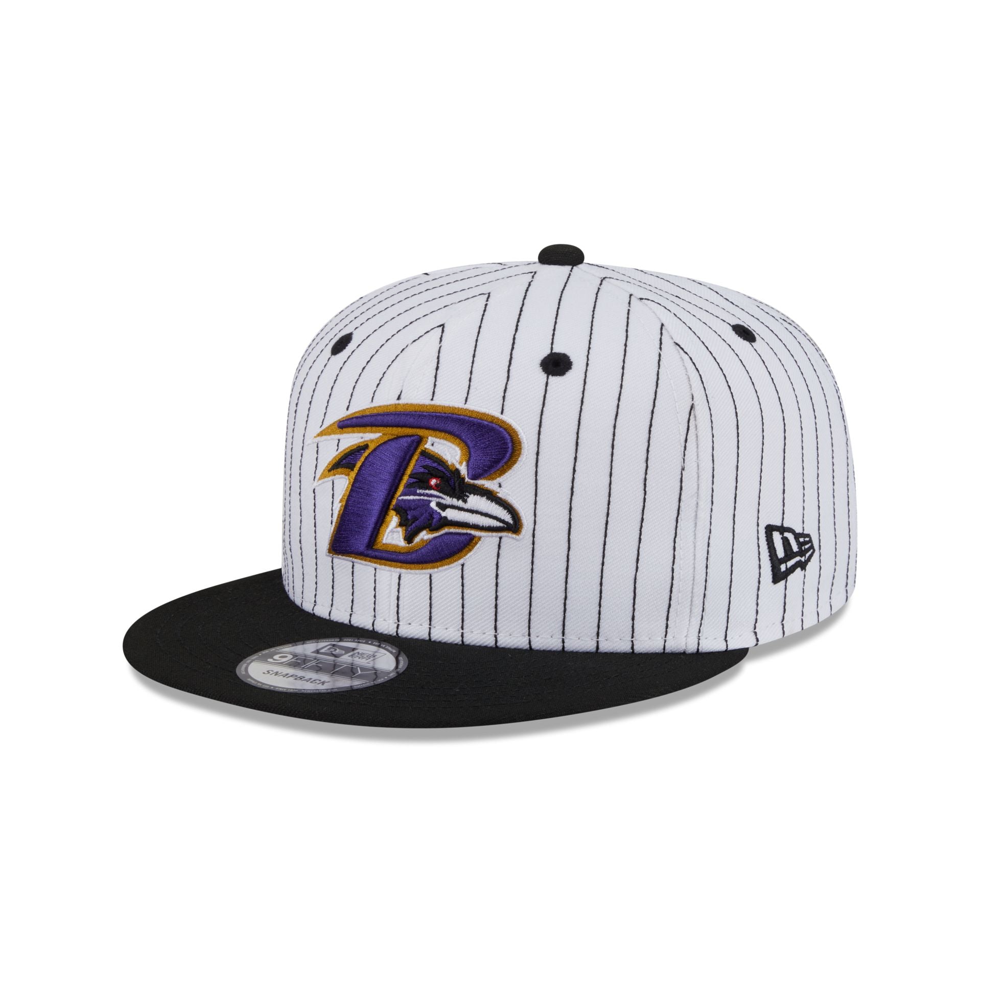 Baltimore Ravens Deceptor Pinstripe 9FIFTY Snapback Hat - Image 3