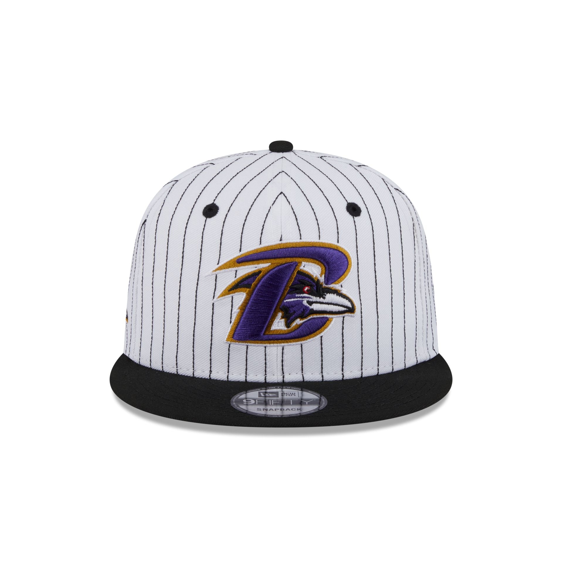 Baltimore Ravens Deceptor Pinstripe 9FIFTY Snapback Hat - Image 2