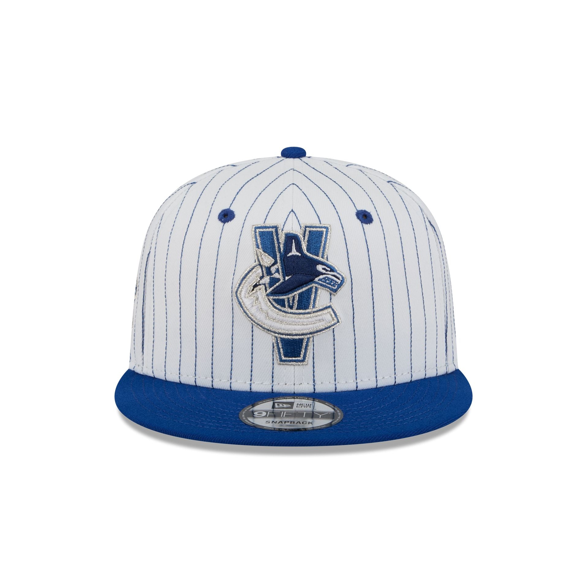 Vancouver Canucks Deceptor Pinstripe 9FIFTY Snapback Hat - Image 2