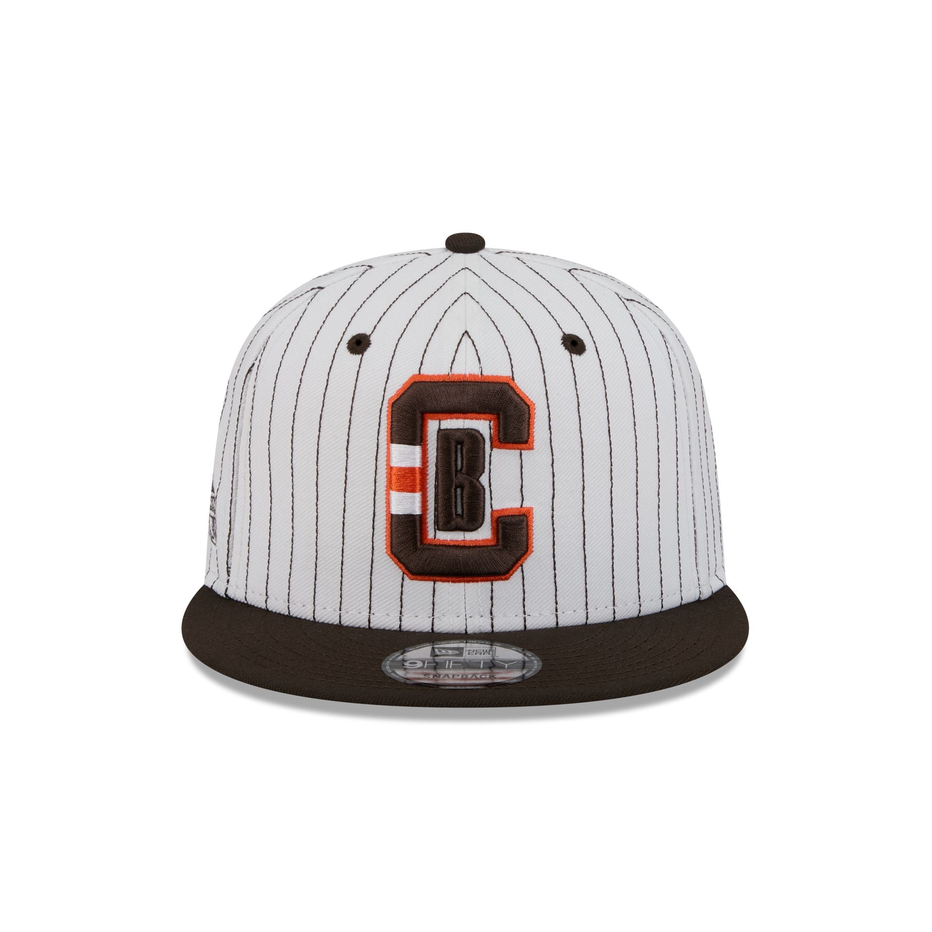 Cleveland Browns Deceptor Pinstripe 9FIFTY Snapback Hat - Image 2