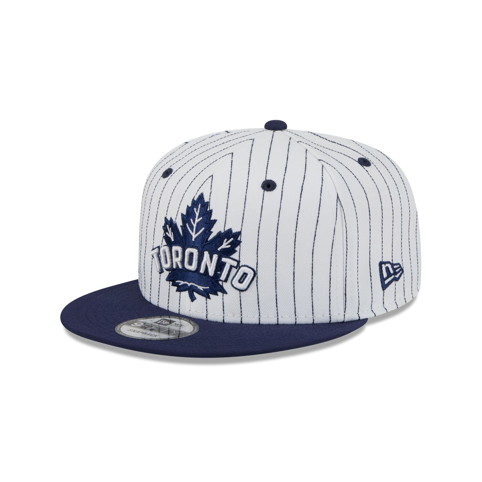 Toronto Maple Leafs Deceptor Pinstripe 9FIFTY Snapback Hat - Image 3