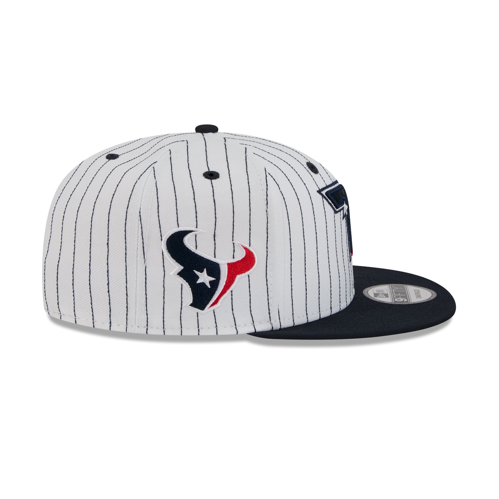Houston Texans Deceptor Pinstripe 9FIFTY Snapback Hat - Image 4