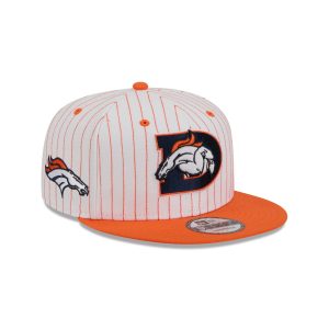 Denver Broncos Deceptor Pinstripe 9FIFTY Snapback Hat