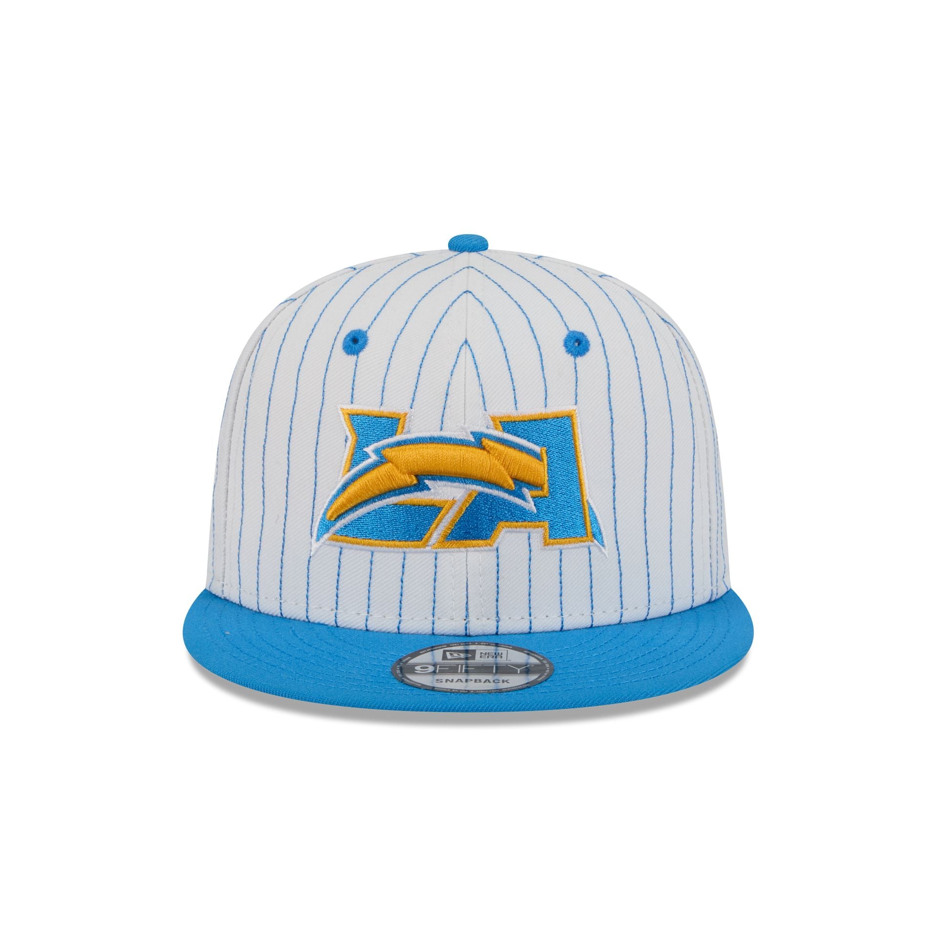 Los Angeles Chargers Deceptor Pinstripe 9FIFTY Snapback Hat - Image 2