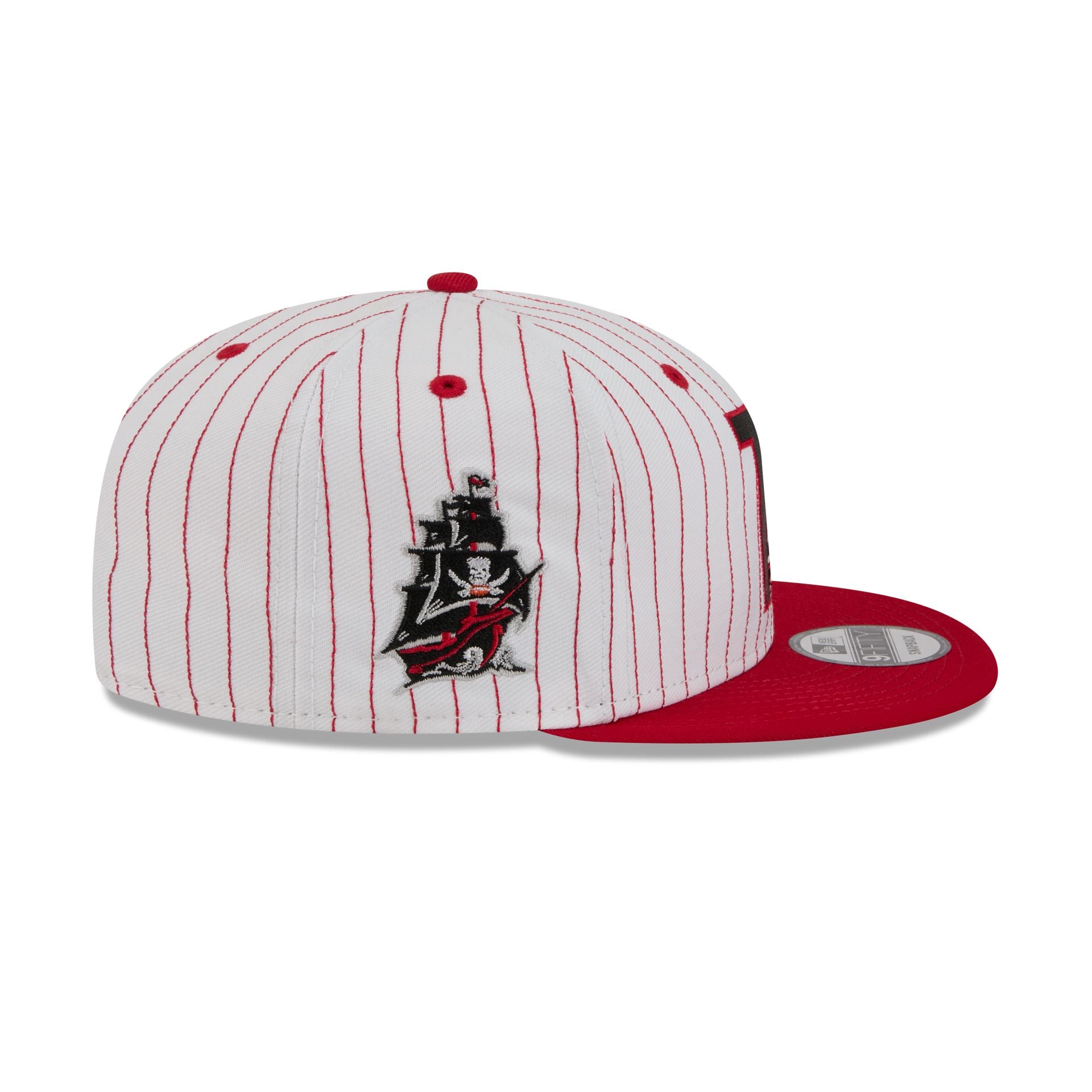 Tampa Bay Buccaneers Deceptor Pinstripe 9FIFTY Snapback Hat - Image 4