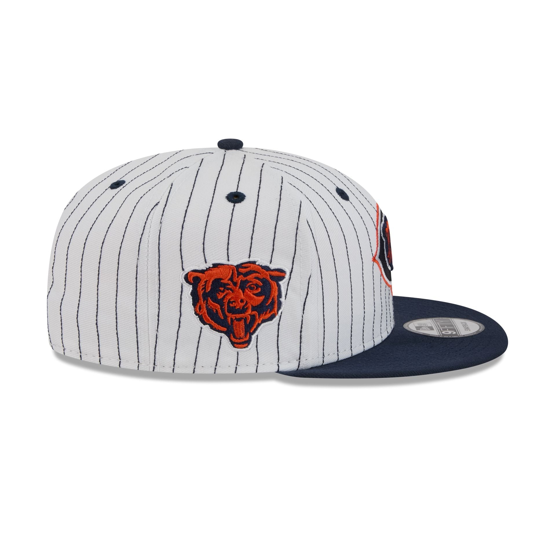 Chicago Bears Deceptor Pinstripe 9FIFTY Snapback Hat - Image 4