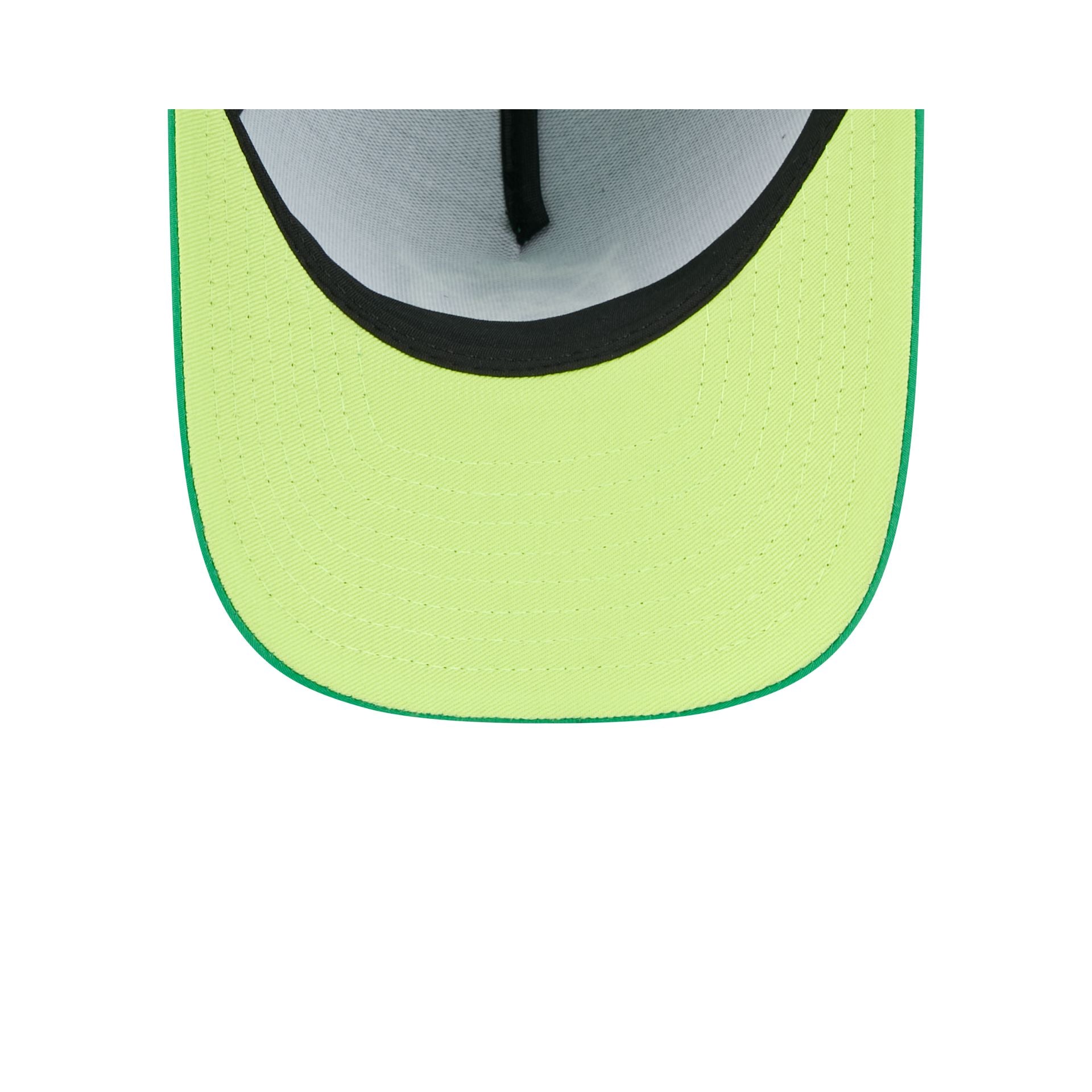 Los Angeles Lakers Tee Time 9FORTY M-Crown A-Frame Snapback Hat - Image 7