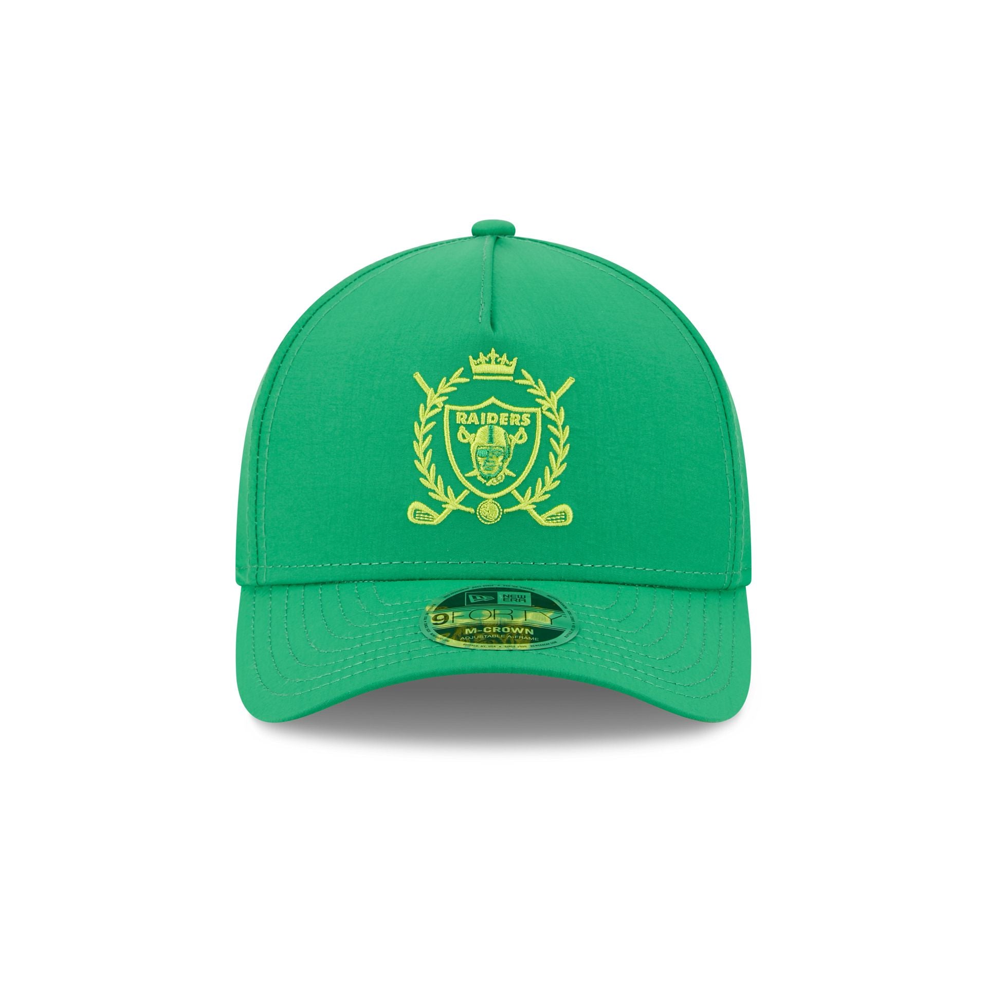 Las Vegas Raiders Tee Time 9FORTY M-Crown A-Frame Snapback Hat - Image 2