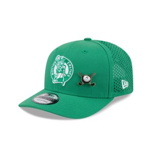 Boston Celtics Tee Time 9SEVENTY Trucker Hat