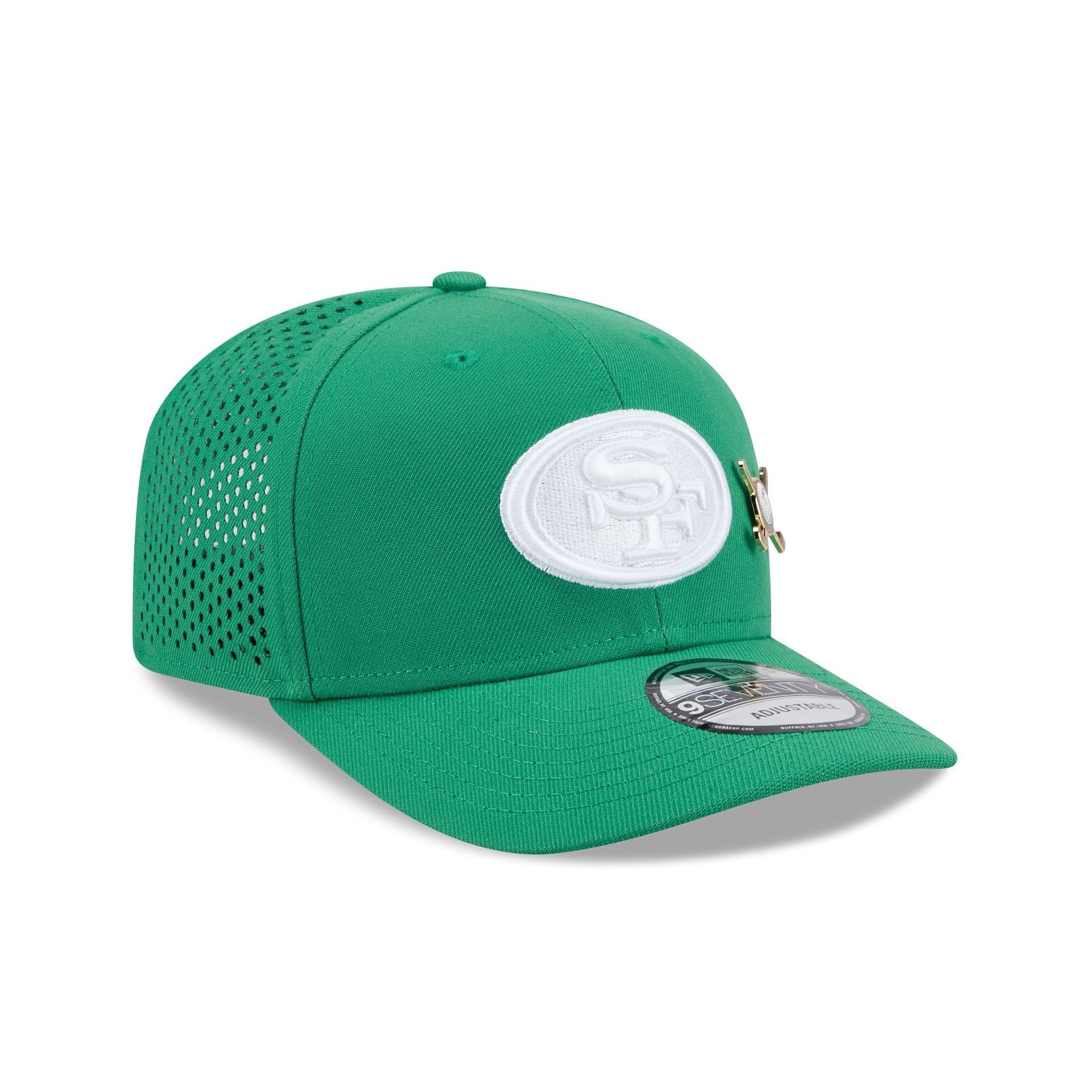 San Francisco 49ers Tee Time 9SEVENTY Trucker Hat - Image 3