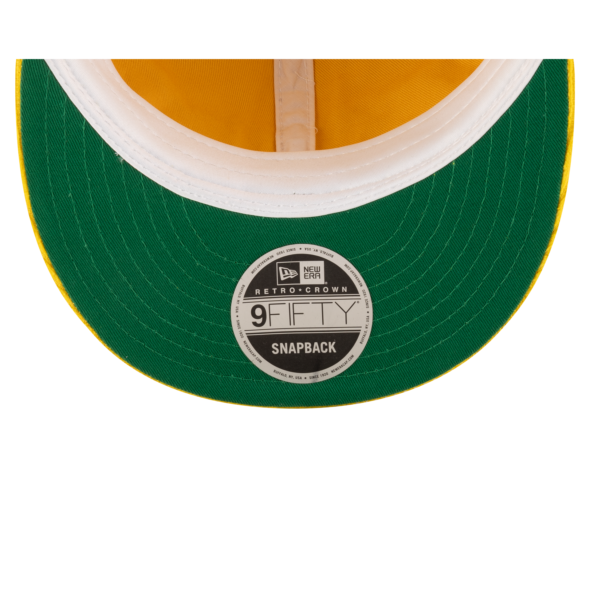 New Era Branded Official Corduroy Gold Retro Crown 9FIFTY Snapback Hat - Image 7