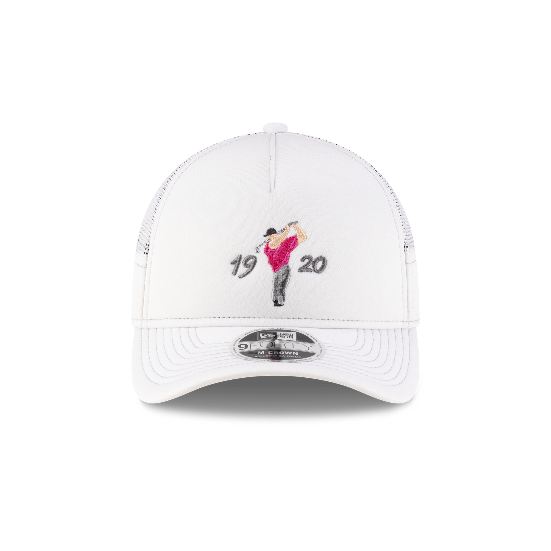 New Era Branded Golf 9FORTY M-Crown A-Frame Trucker Hat - Image 2
